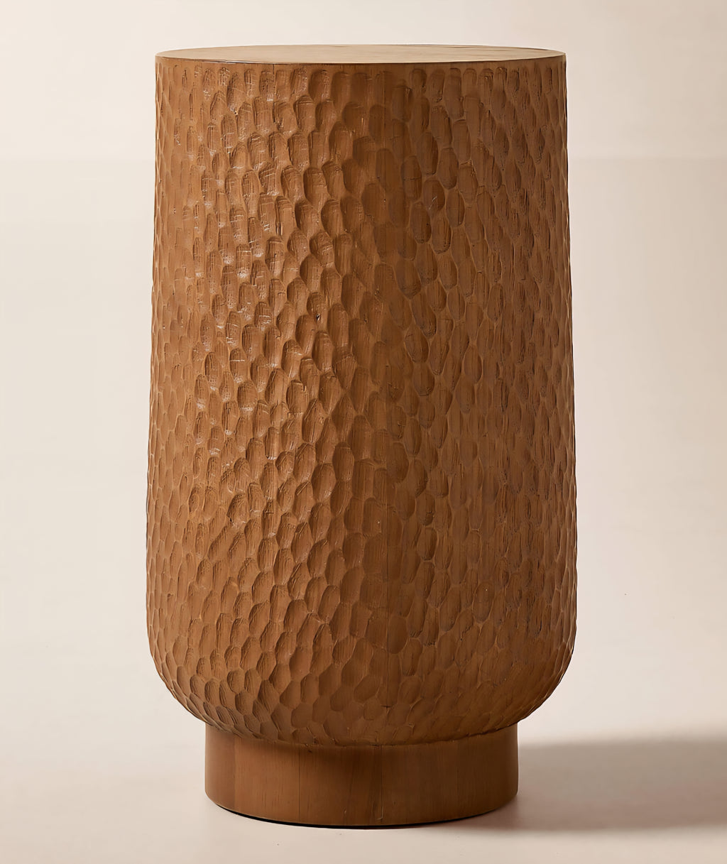 THE ONE × Hawk — Carved Oak Side Table