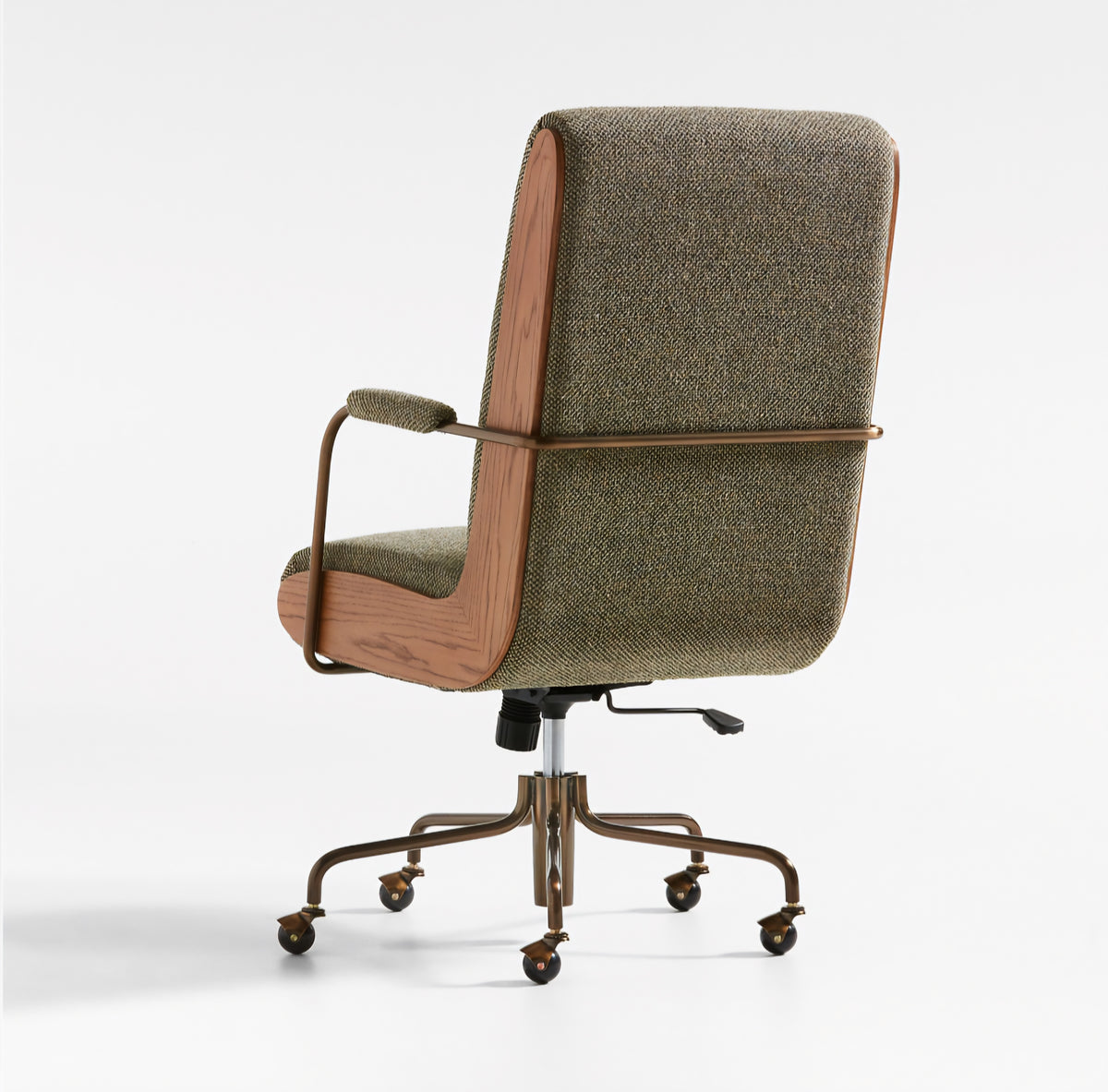 THE ONE × Ellison — Green Woven High-Back Office Chair