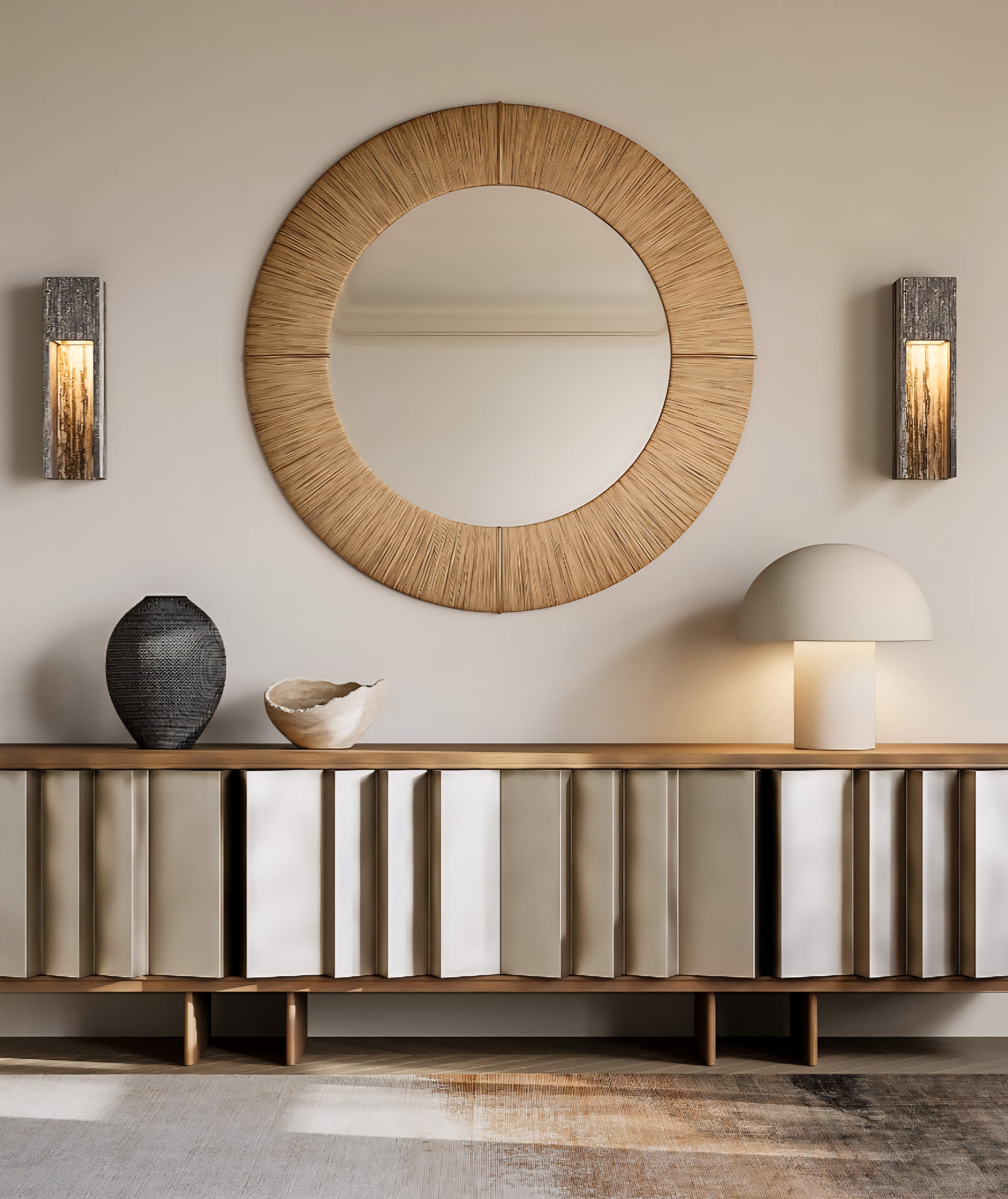 THE ONE × Kibo — Steel and Oak Media Console