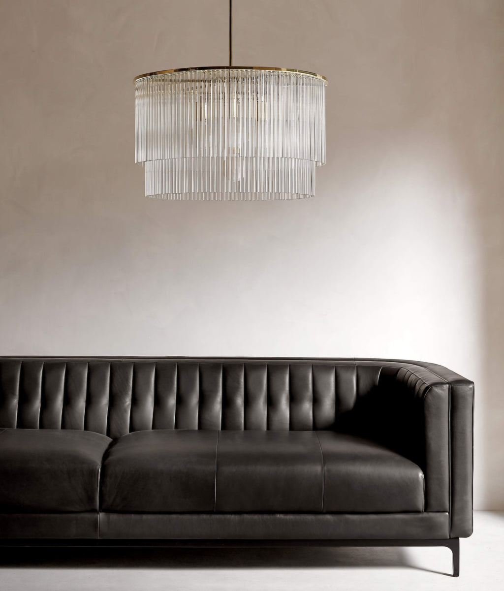 THE ONE × Stellar — 2-Tier Round Glass Pendant Light