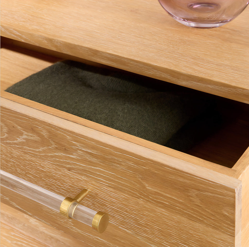 THE ONE × Probst — Oak 3-Drawer Bedside Dresser