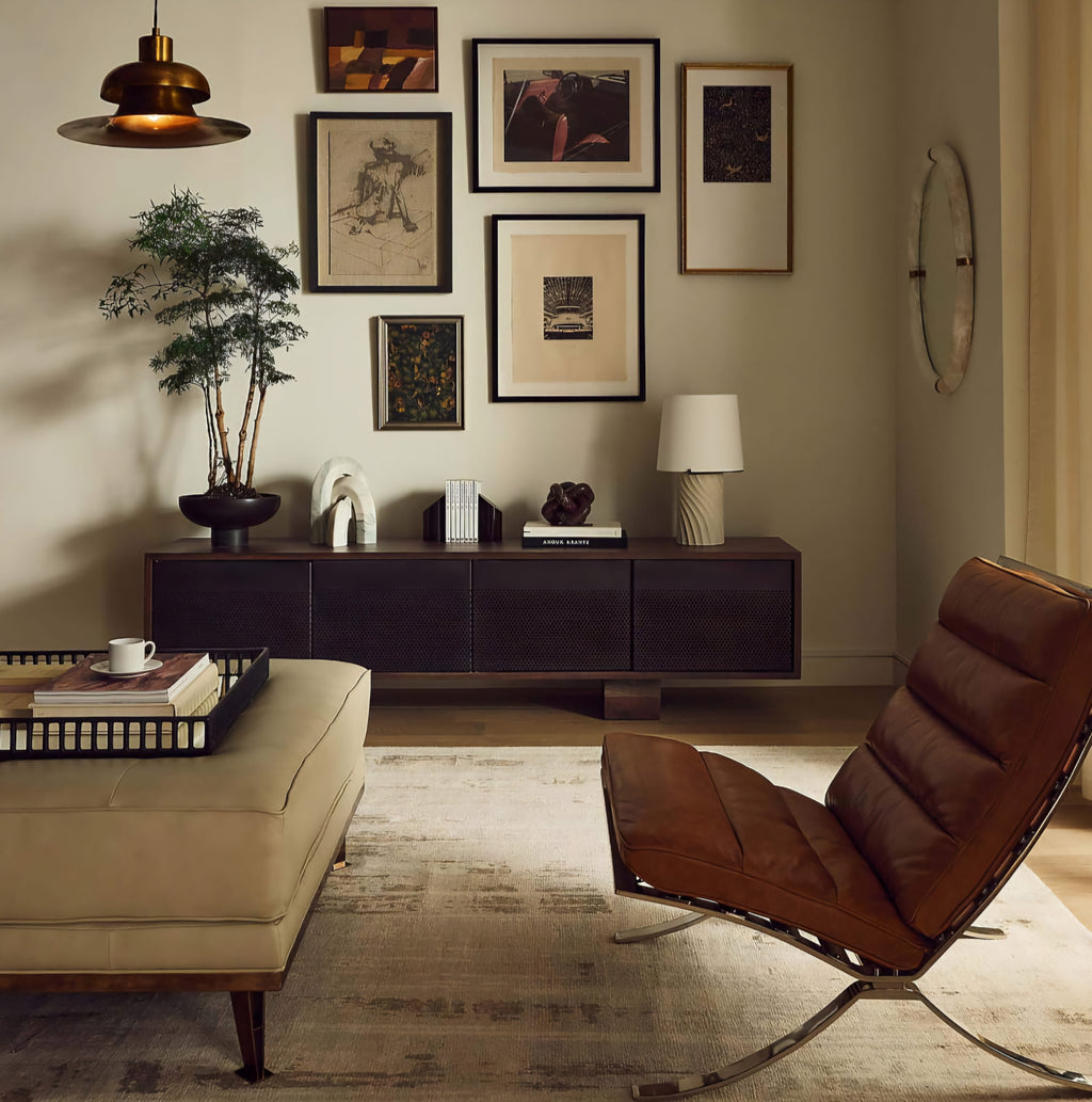 THE ONE × Nordhavn — Saddle Brown Leather Chair