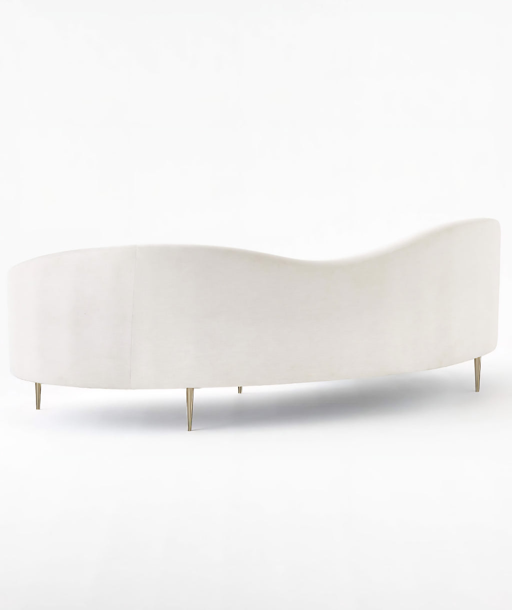 THE ONE × Curvo — White Performance Fabric Sofa by goop