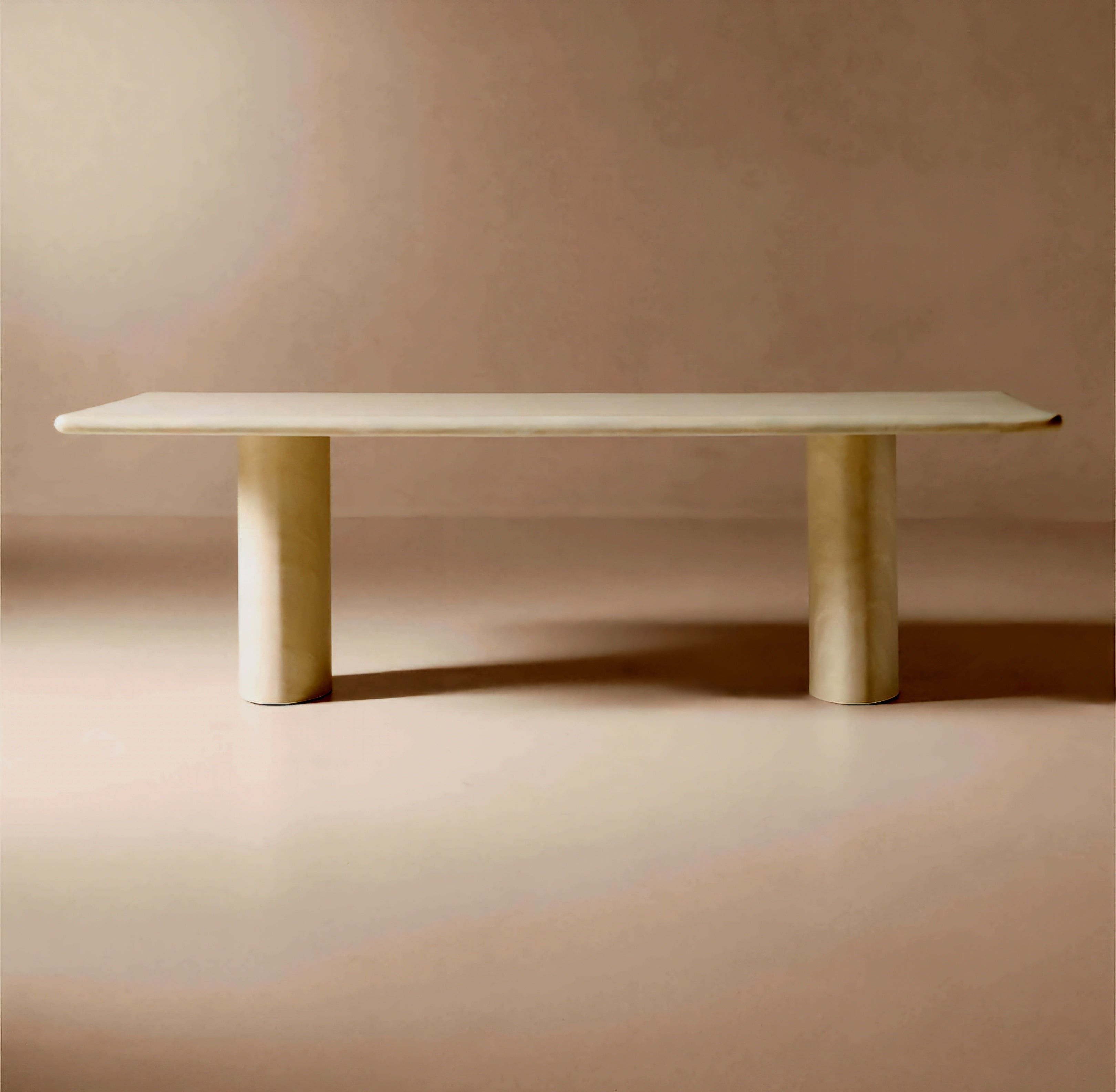 THE ONE × Elio — Rectangular Marbled Resin Dining Table