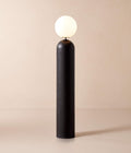 THE ONE × Ori — Globe Floor Lamp with Black Wood Base