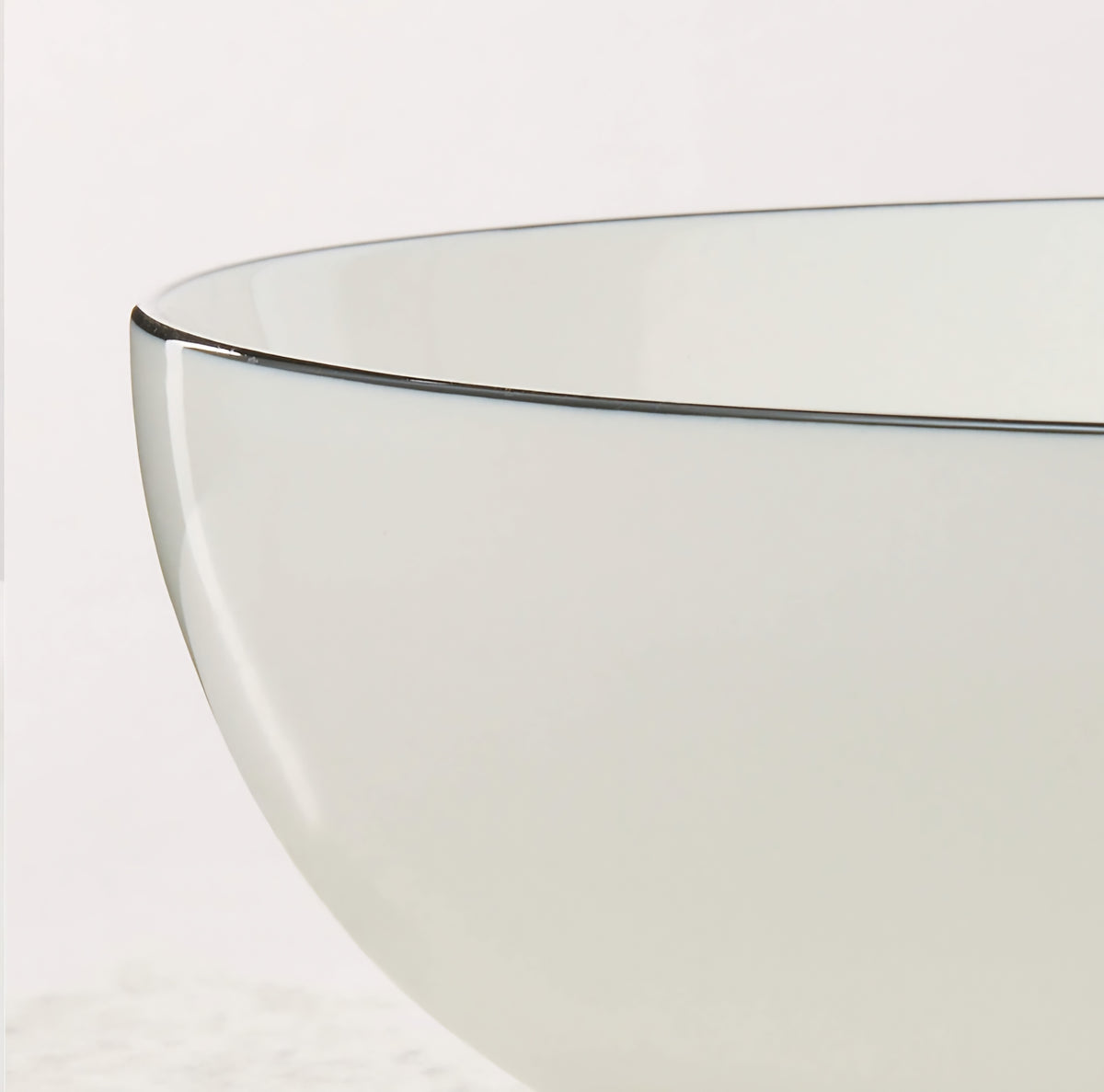 THE ONE × Contact — White Ceramic Serving Bowl
