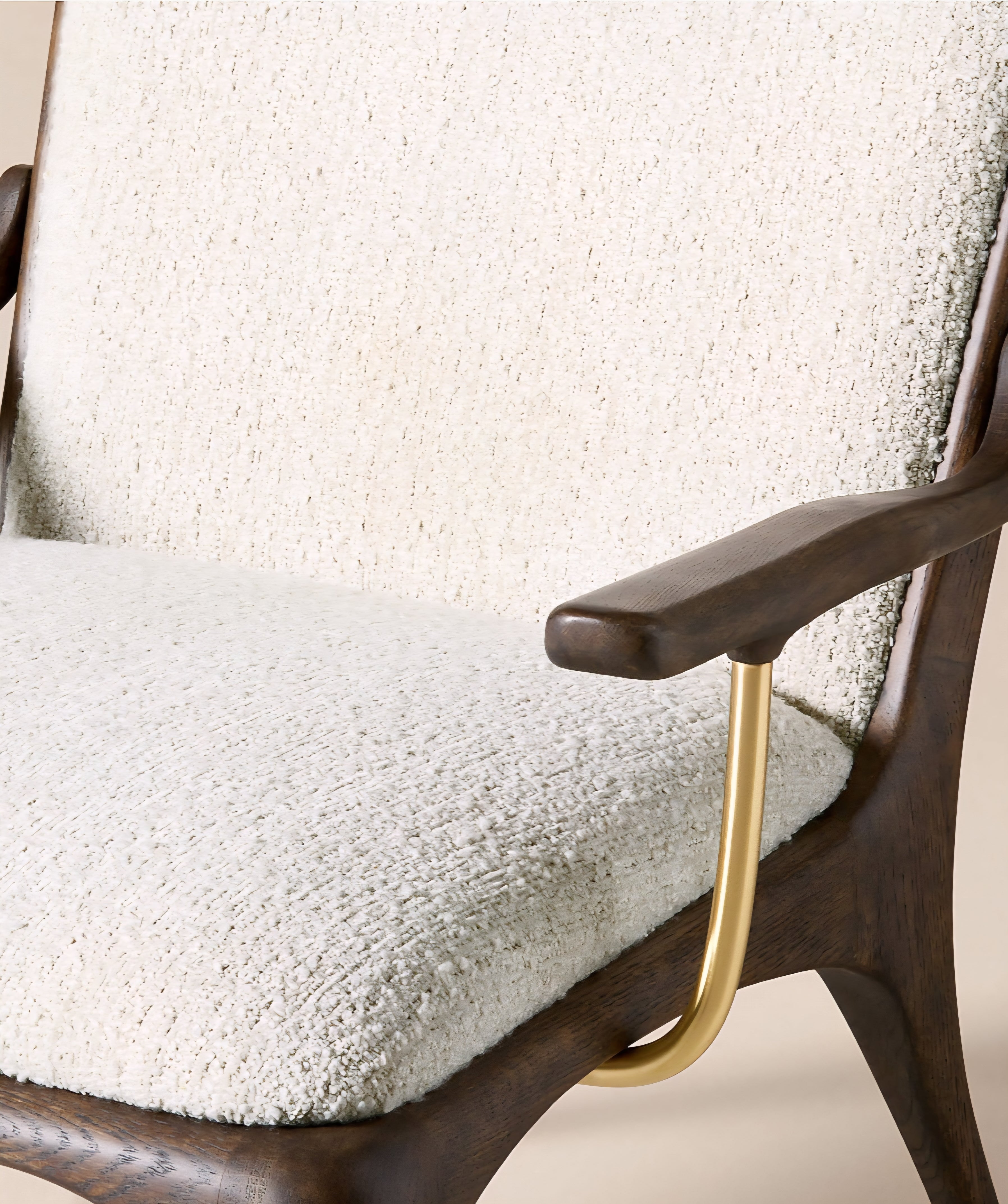 THE ONE × Colby — Faux Mohair Accent Chair
