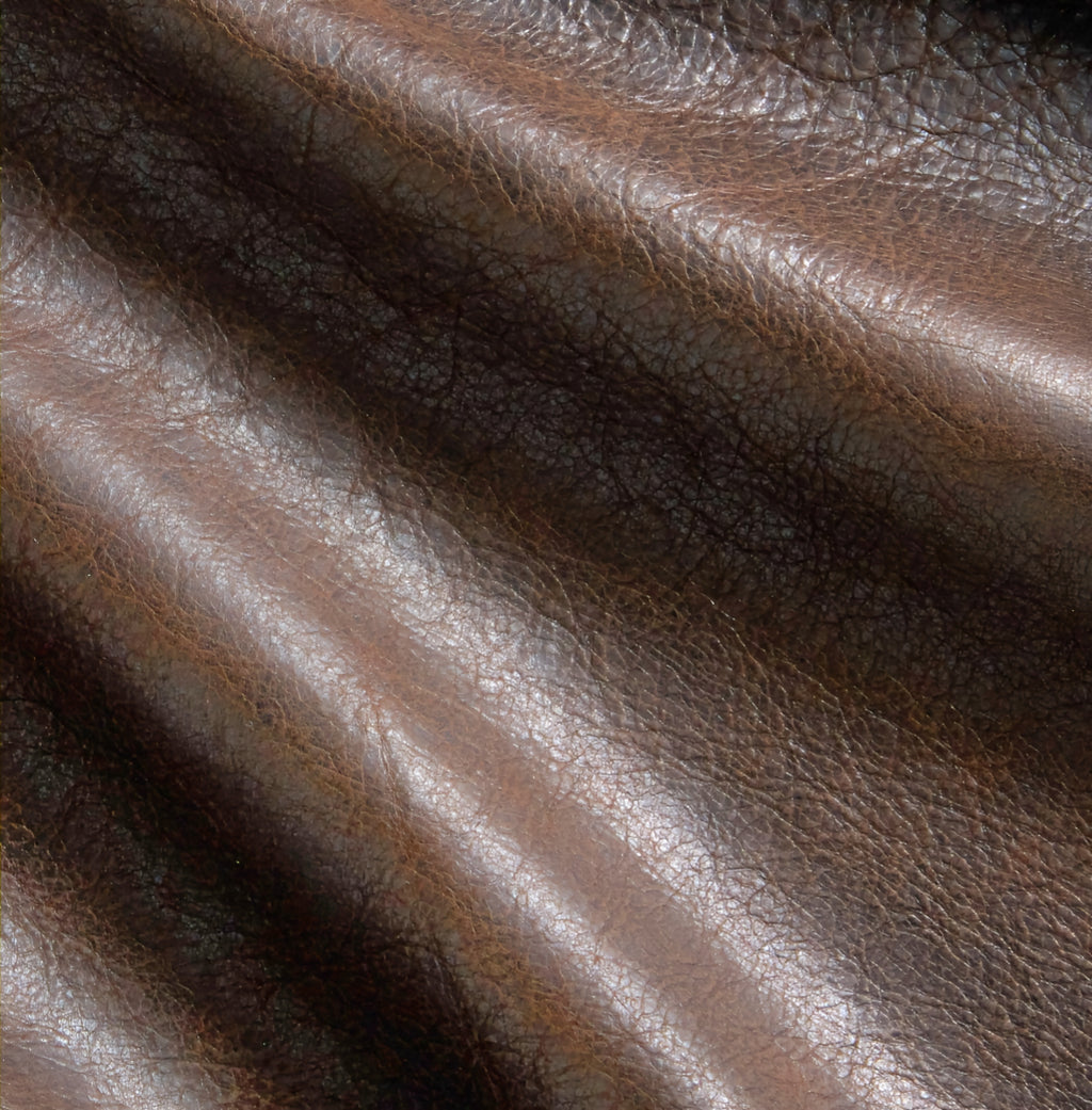 THE ONE × Cigar — Wood and Leather Accent Chair