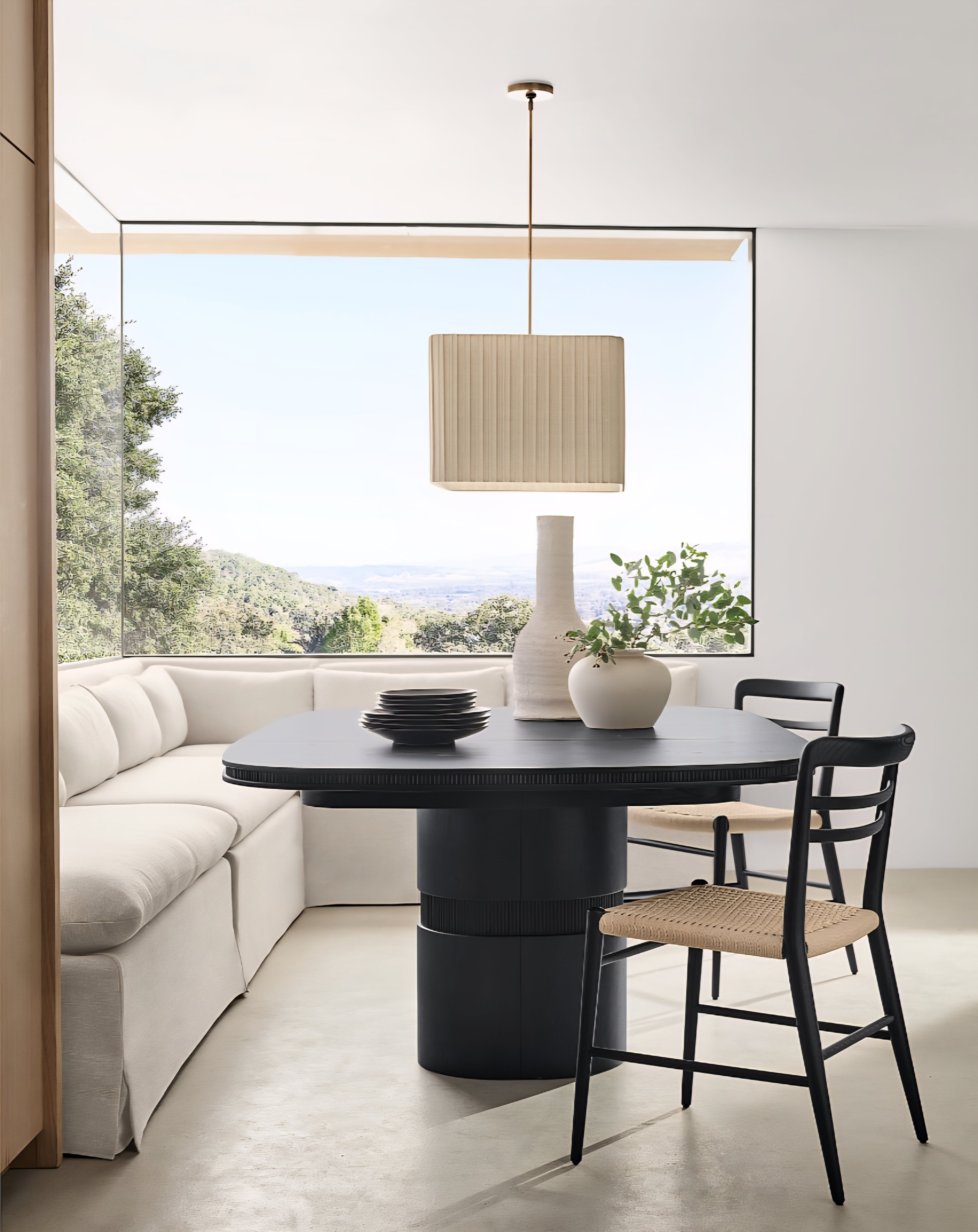 THE ONE × Roseau — Extendable Pedestal Dining Table
