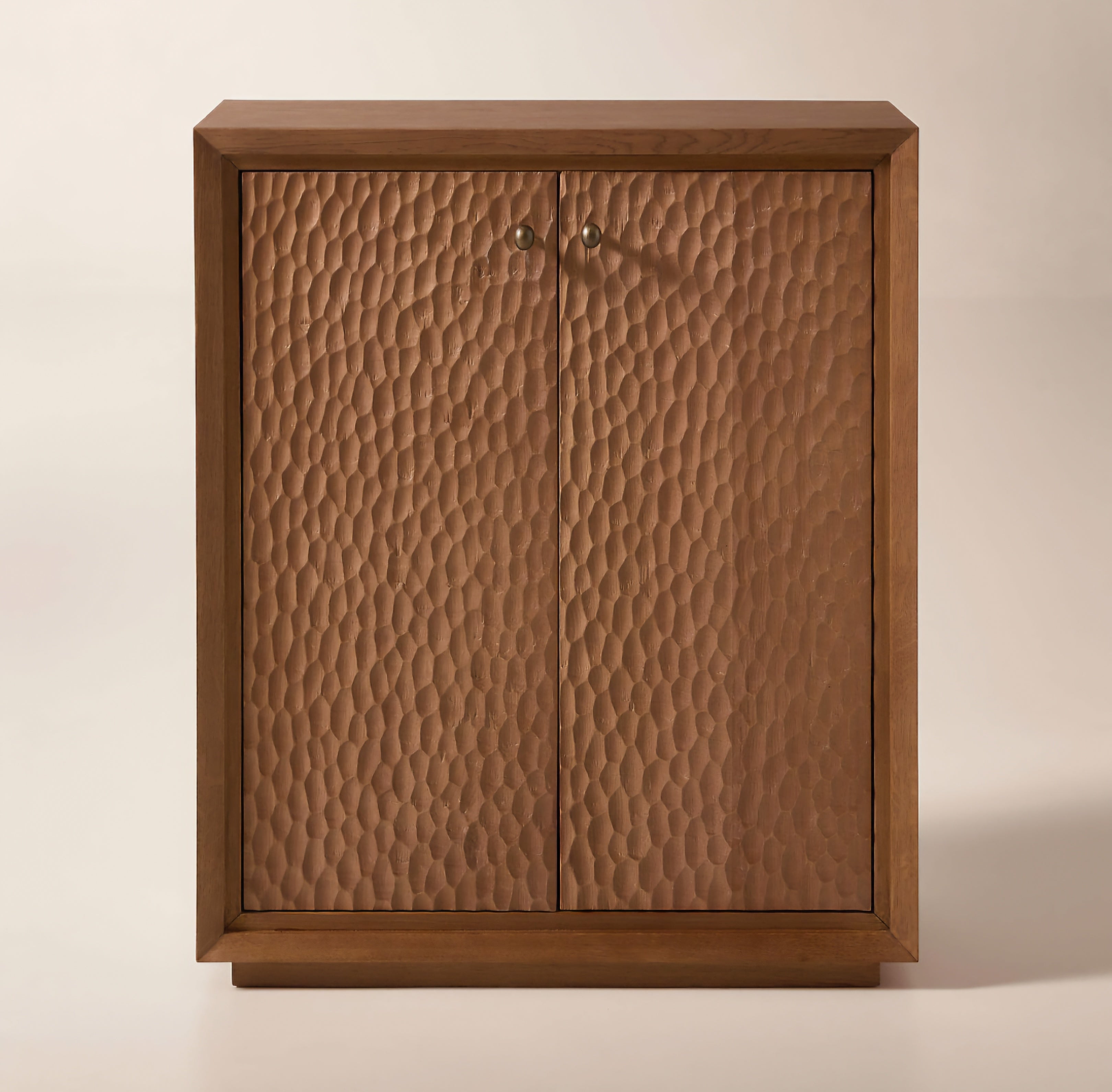 THE ONE × Hawk — Carved White Oak Entryway Cabinet