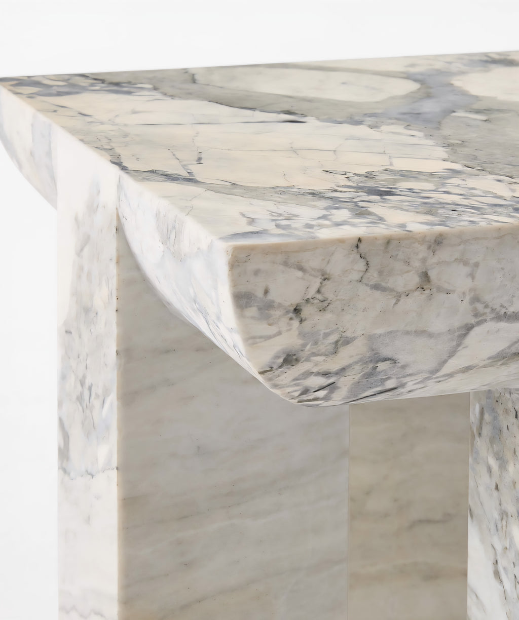 THE ONE × Marlo — Marble Side Table