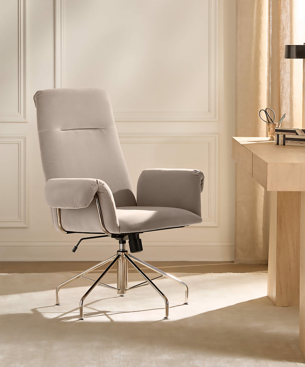 THE ONE × Saviti — Velvet Office Chair