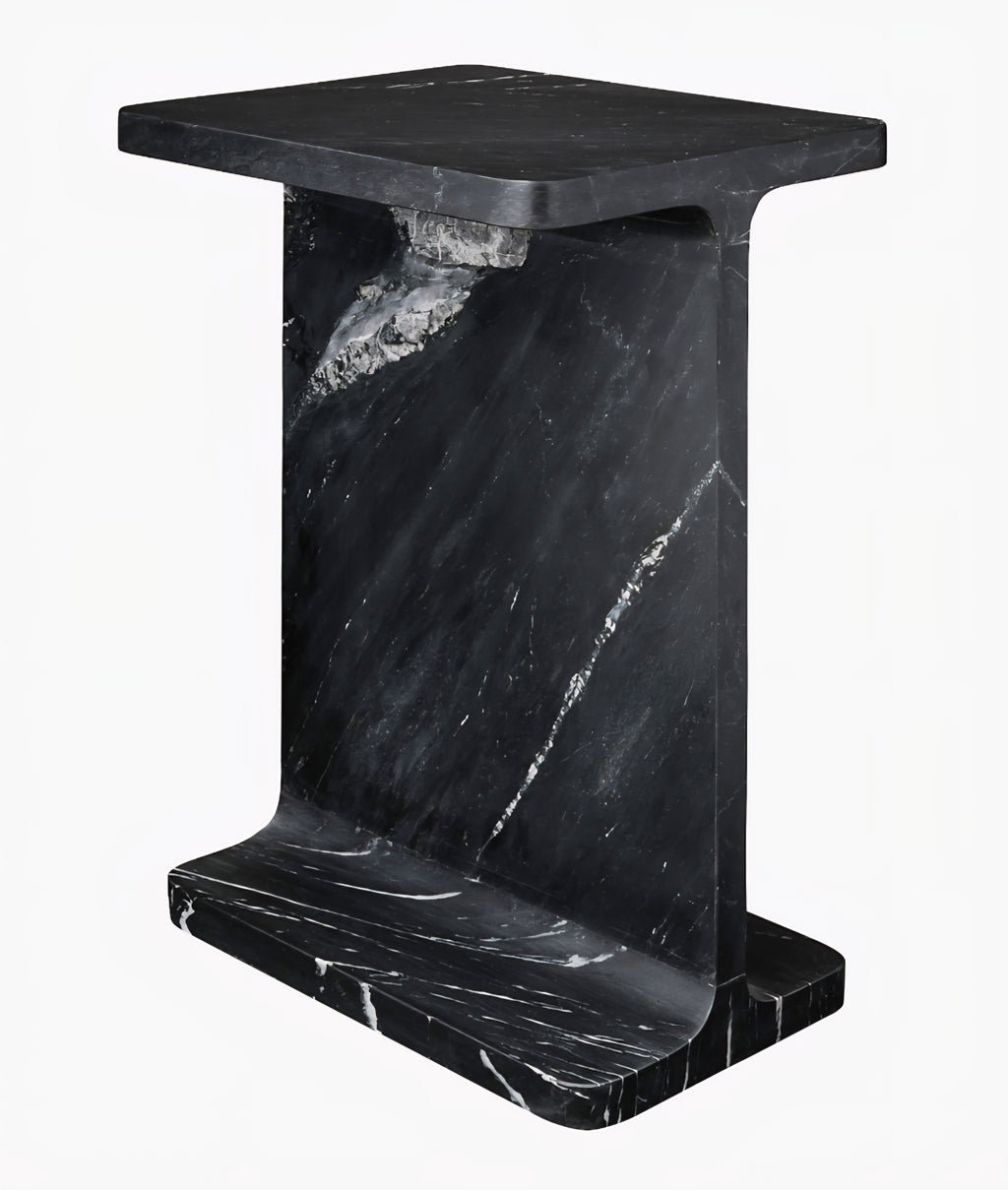 THE ONE × Ciccio — Red Marble Side Table