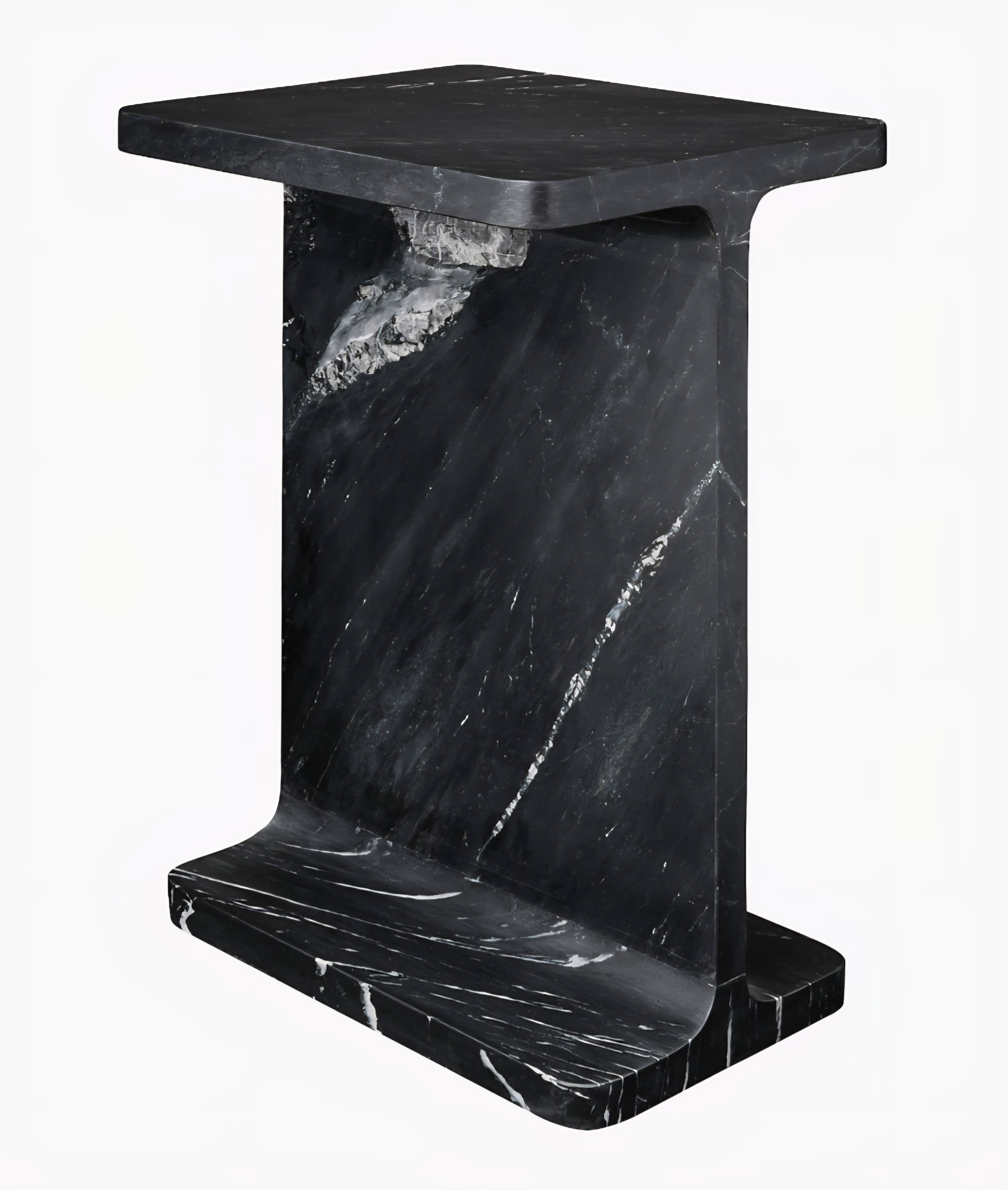 THE ONE × Ciccio — Red Marble Side Table