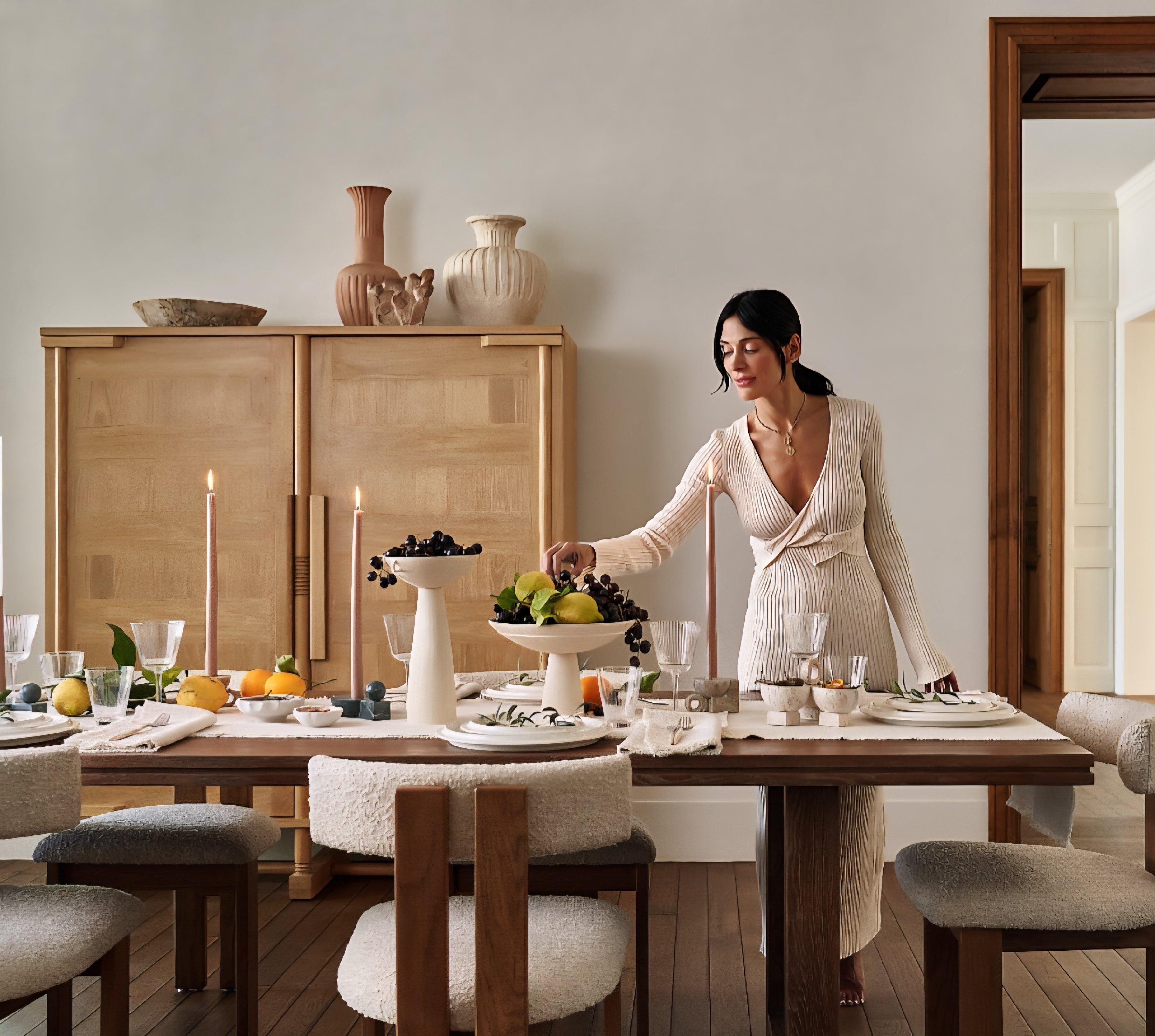 THE ONE × Ceremonie — Boucle Dining Chair