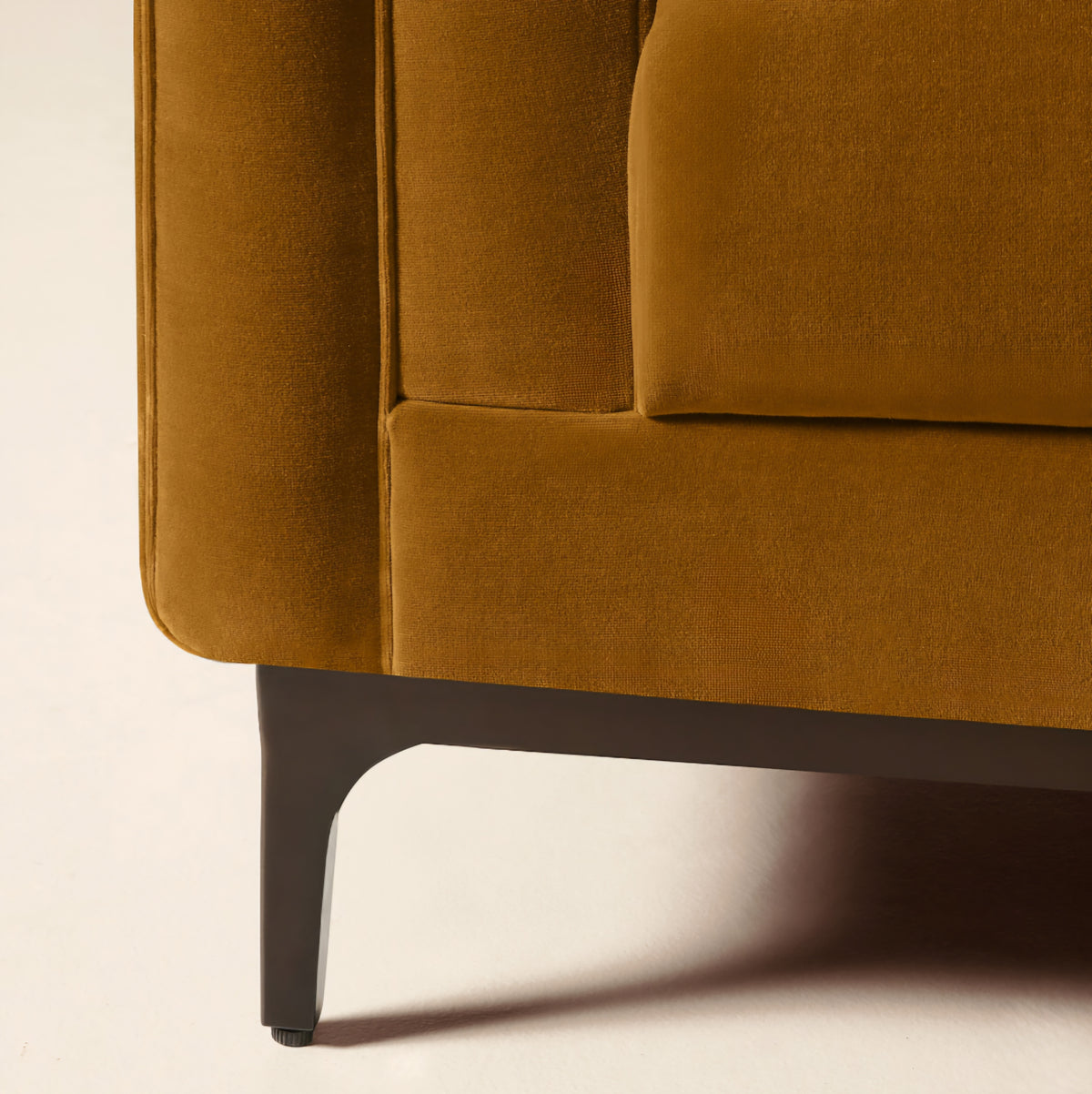 THE ONE × Ambroise — Light Taupe Velvet Sofa