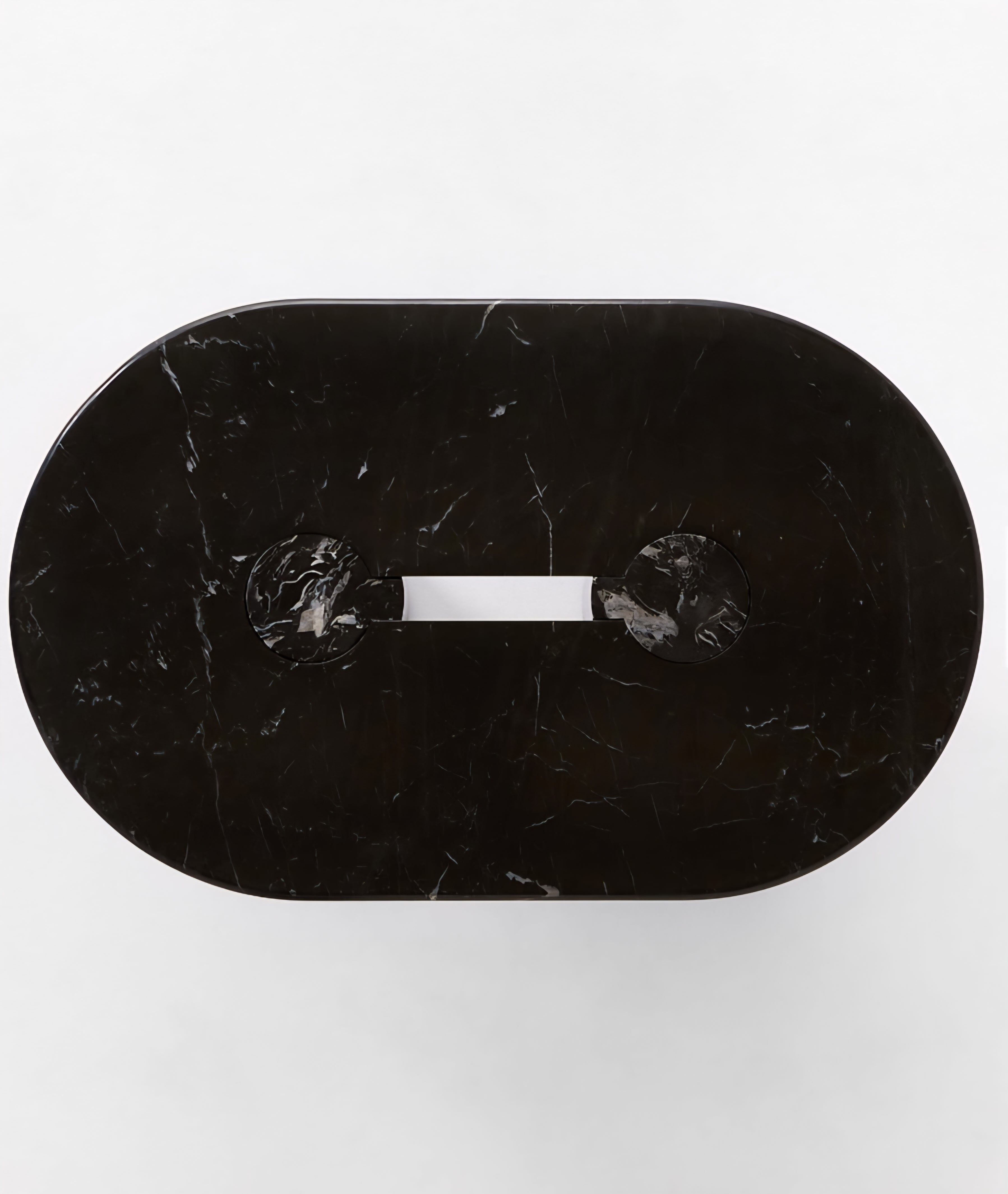 THE ONE × Liguria — Oval Marble Coffee Table