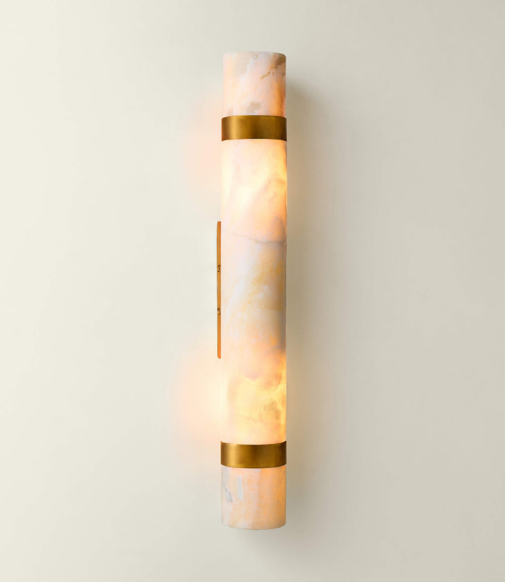 THE ONE × Natalia — Onyx Stone Wall Sconce 21.5"