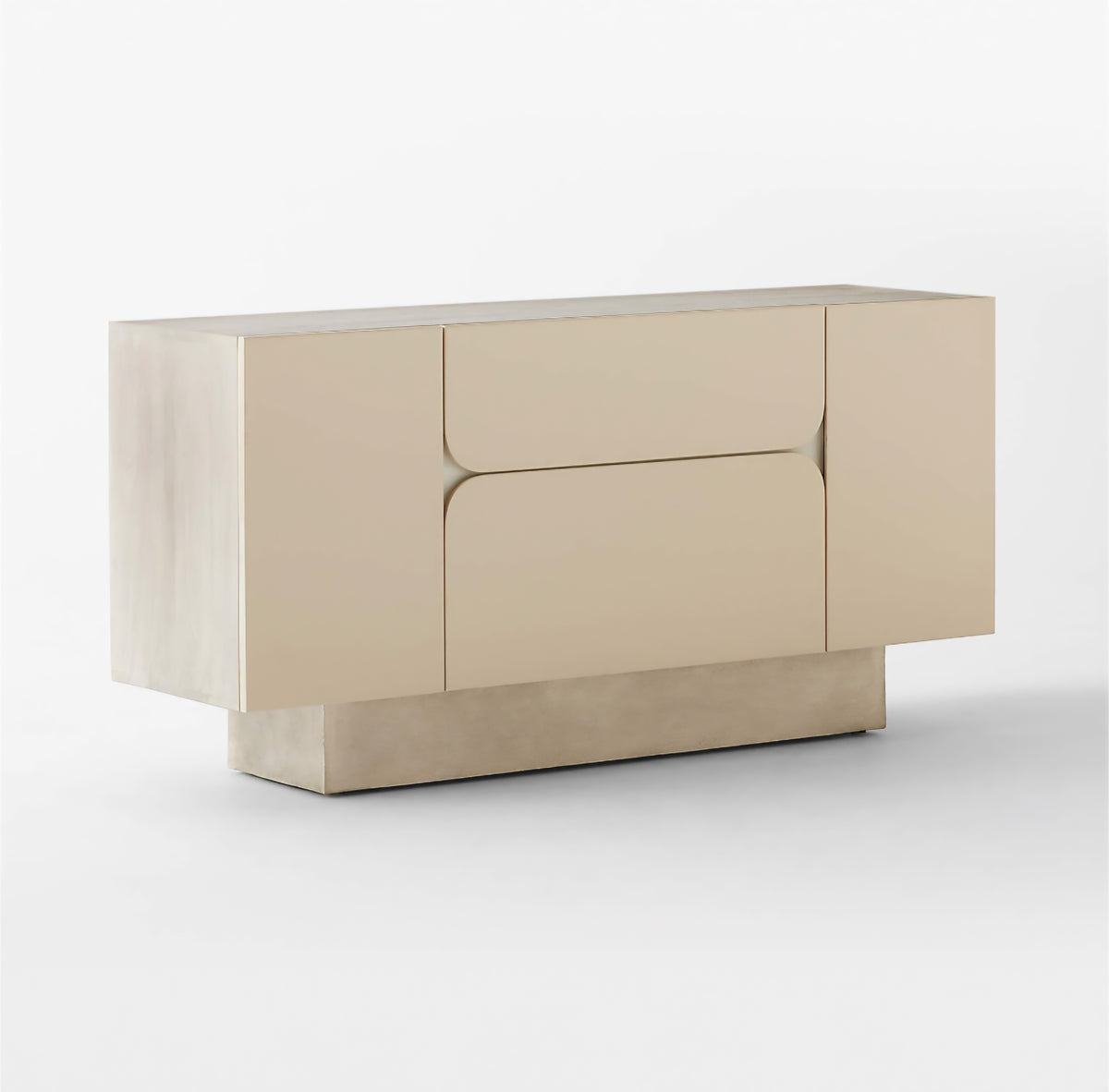 THE ONE × Benoit — Enameled White Wood Credenza