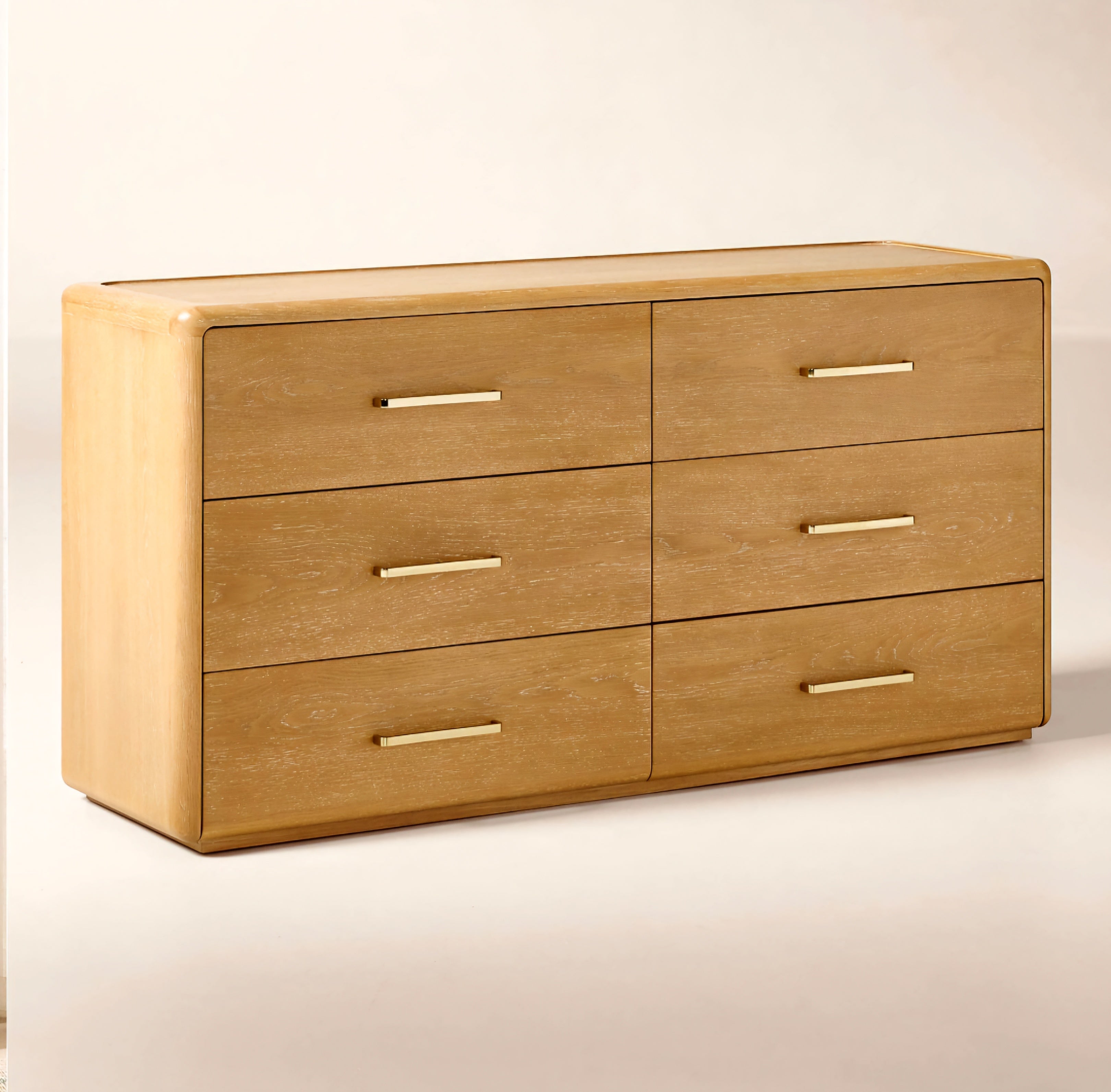 THE ONE × Abbott — 6-Drawer Wood Dresser