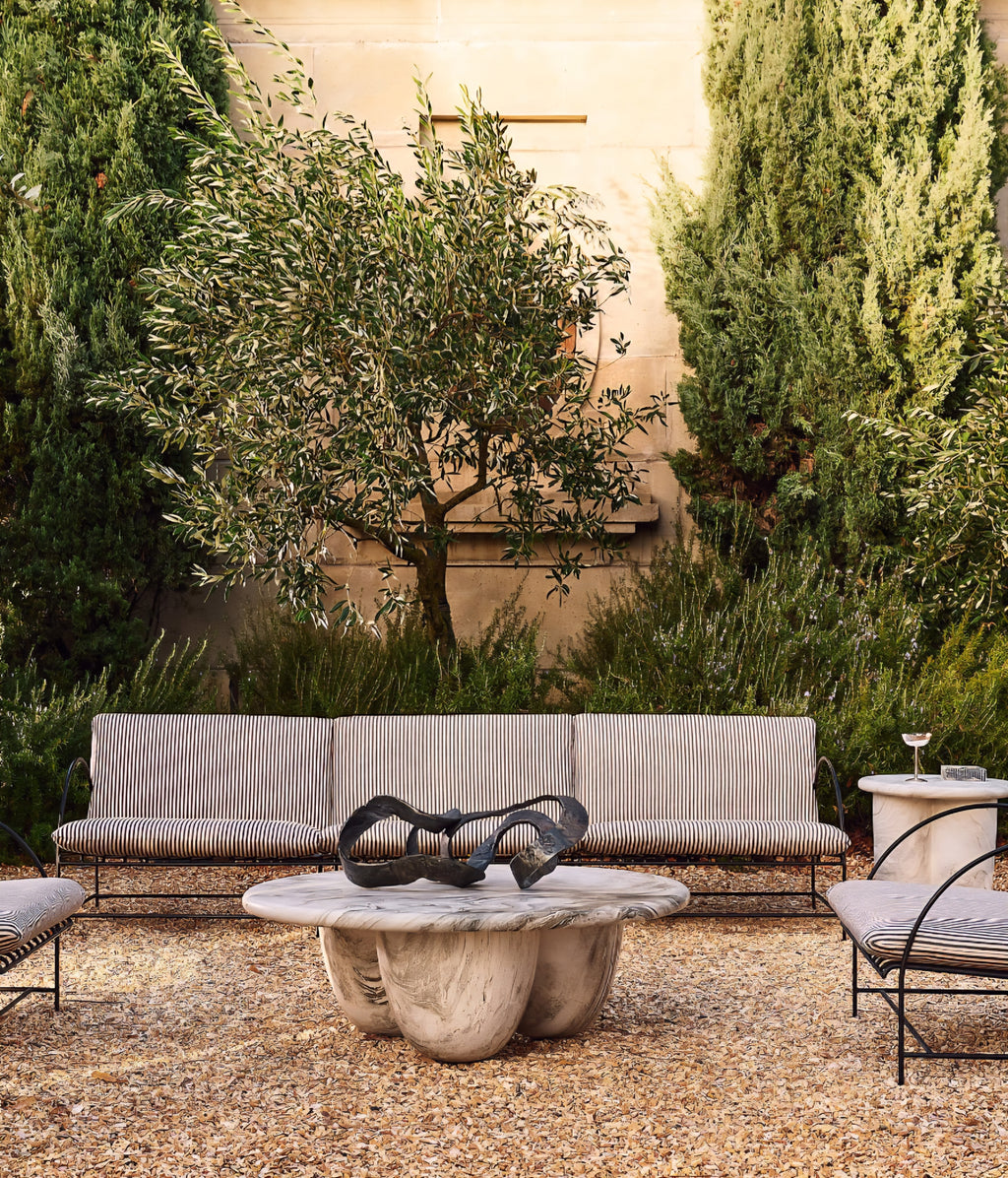 THE ONE × Luke — Jade Marble Ribbed Catchall Dish