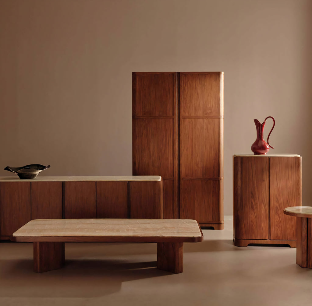THE ONE × Rio — Onyx and Walnut Coffee Table