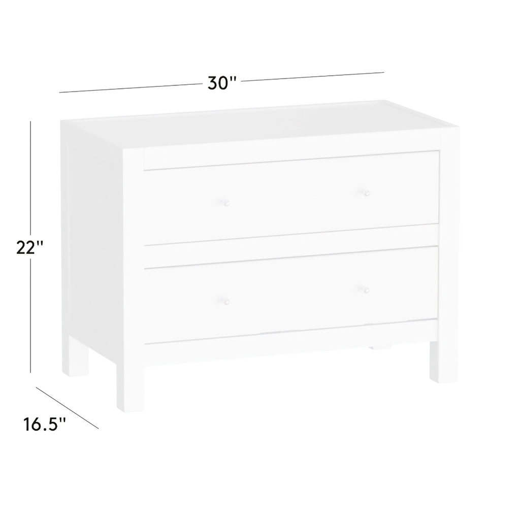 THE ONE × Layton — Dark Oak 2-Drawer Nightstand
