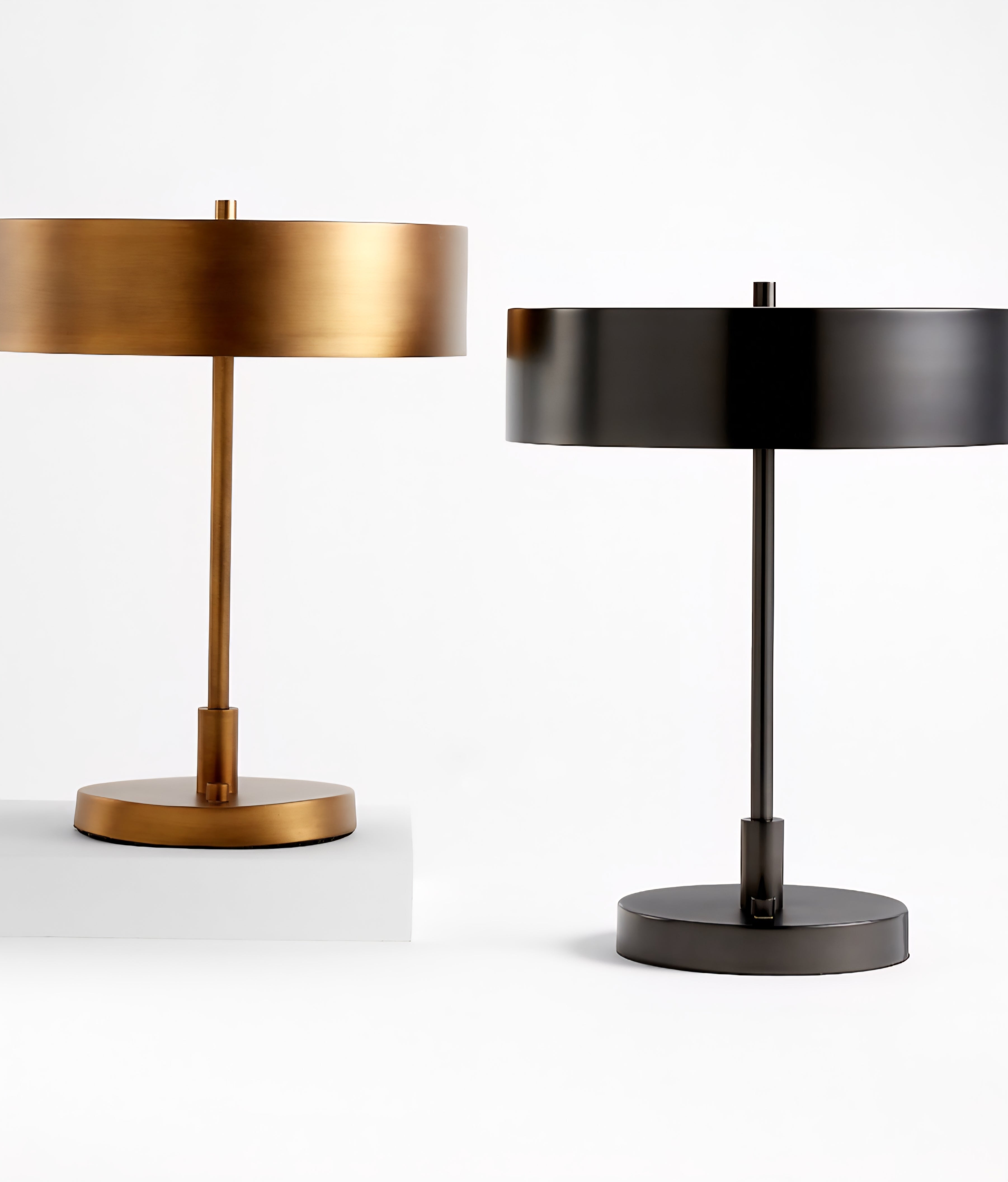THE ONE × Zain — Brass Table Lamp with USB Port