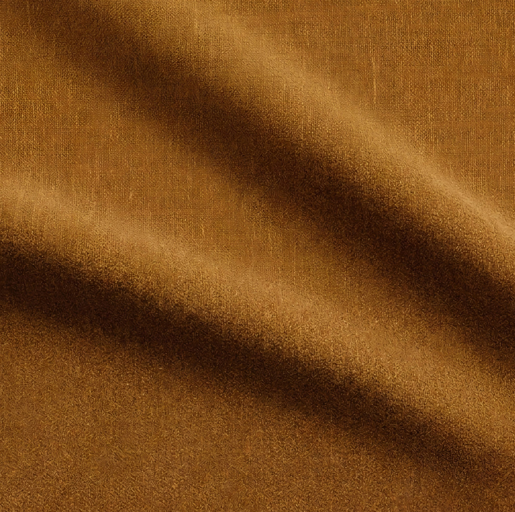 THE ONE × Bristol — Cognac Slipcovered Performance Linen Swivel Chair