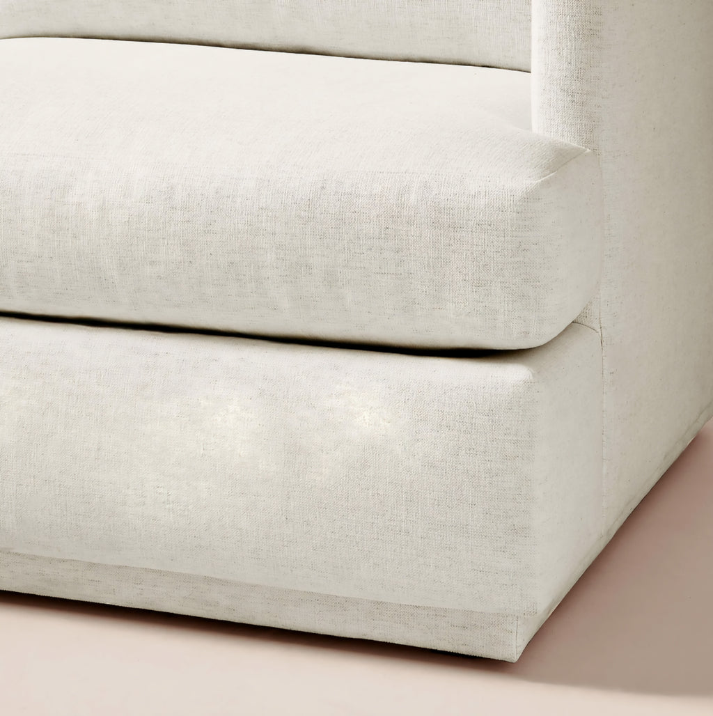 THE ONE × Seneca — Off-White Performance Fabric Sleeper Sofa