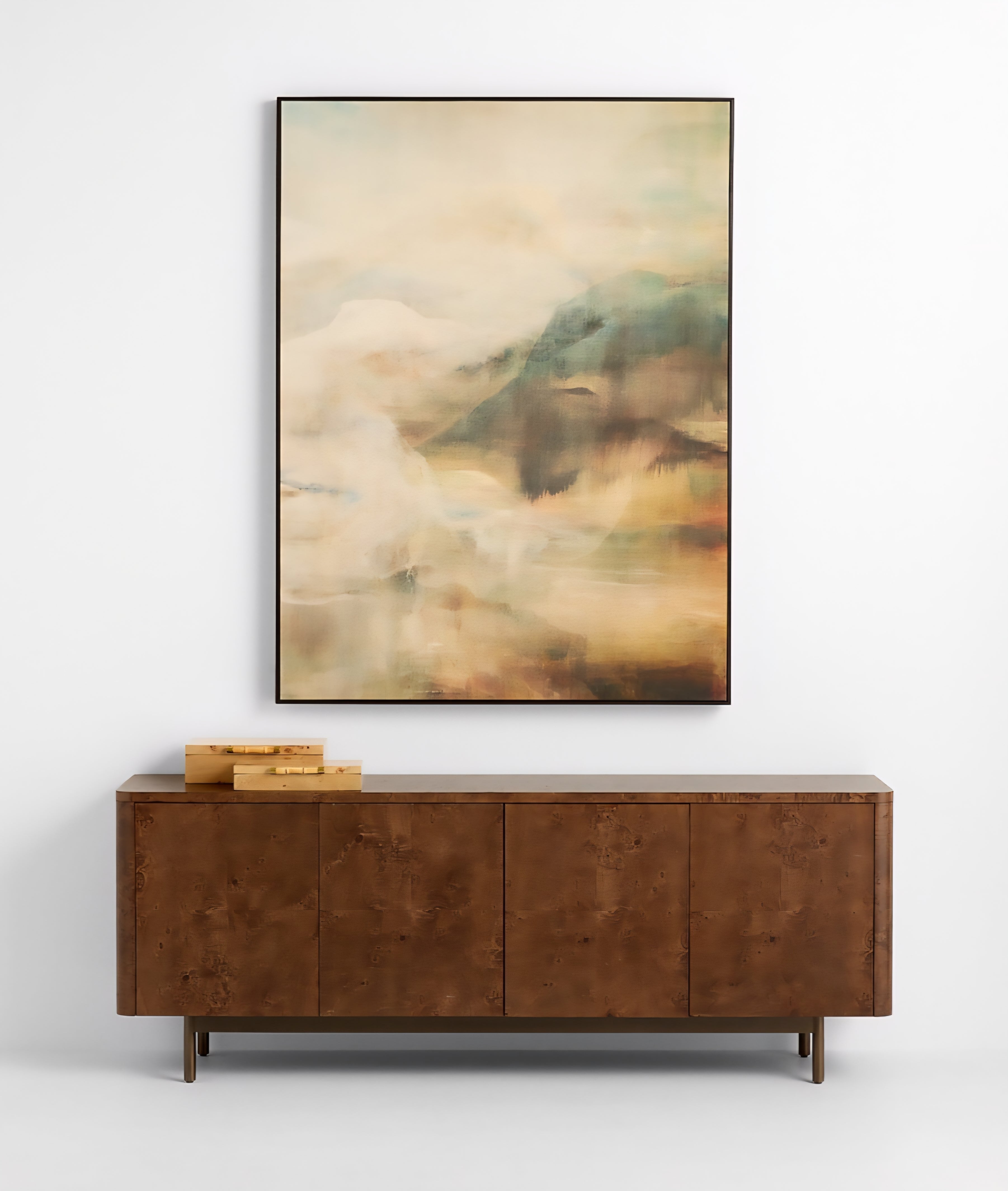 THE ONE × Sea Cliffs — Framed Wall Art (49"x65")