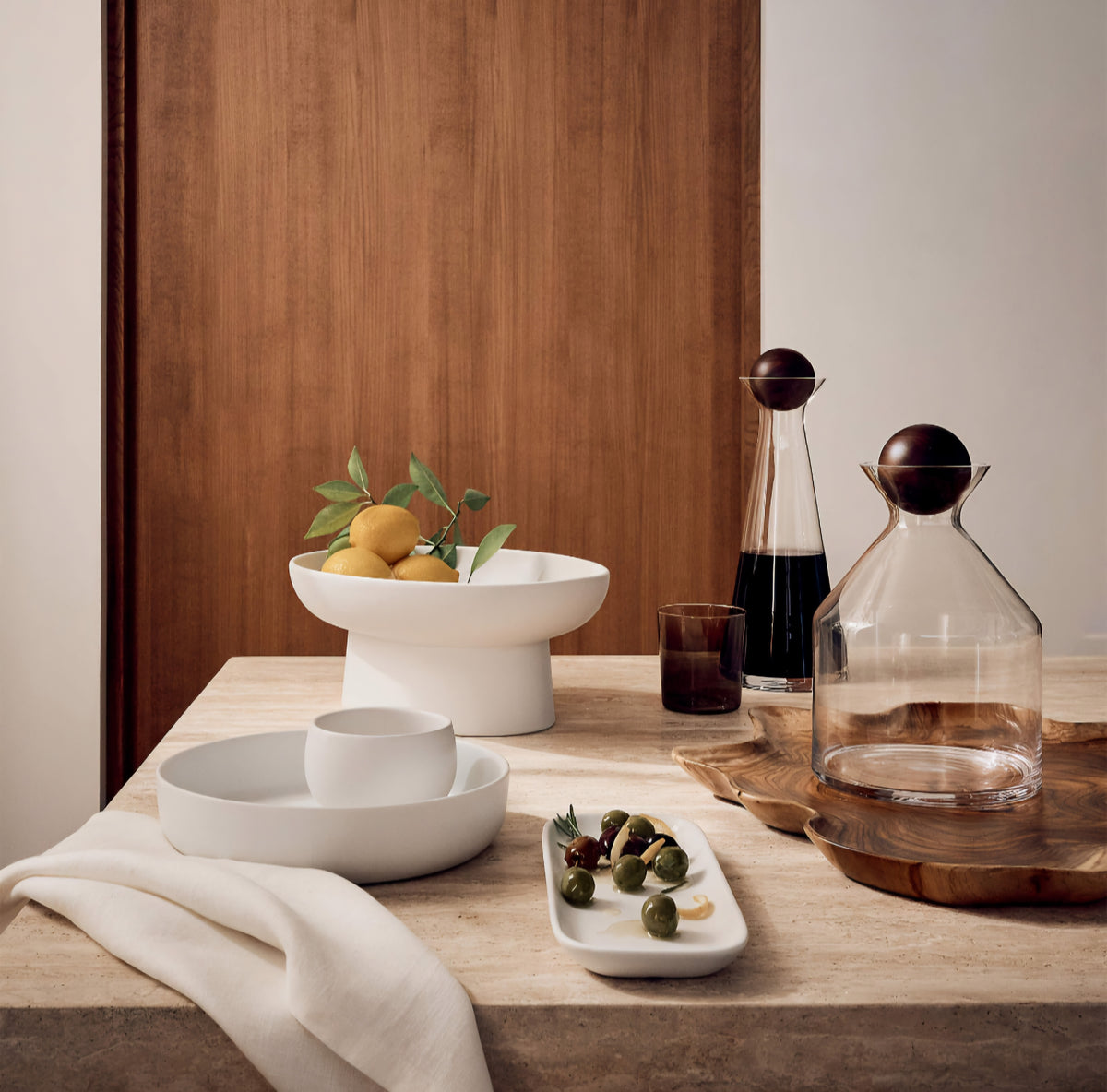 THE ONE × Mori — Matte Serving Bowl