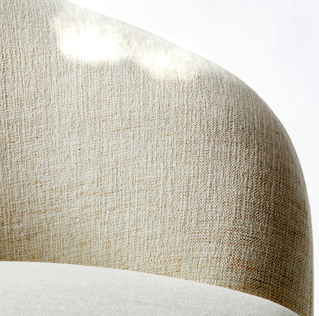 THE ONE × Curvo — White Performance Fabric Sofa by Goop