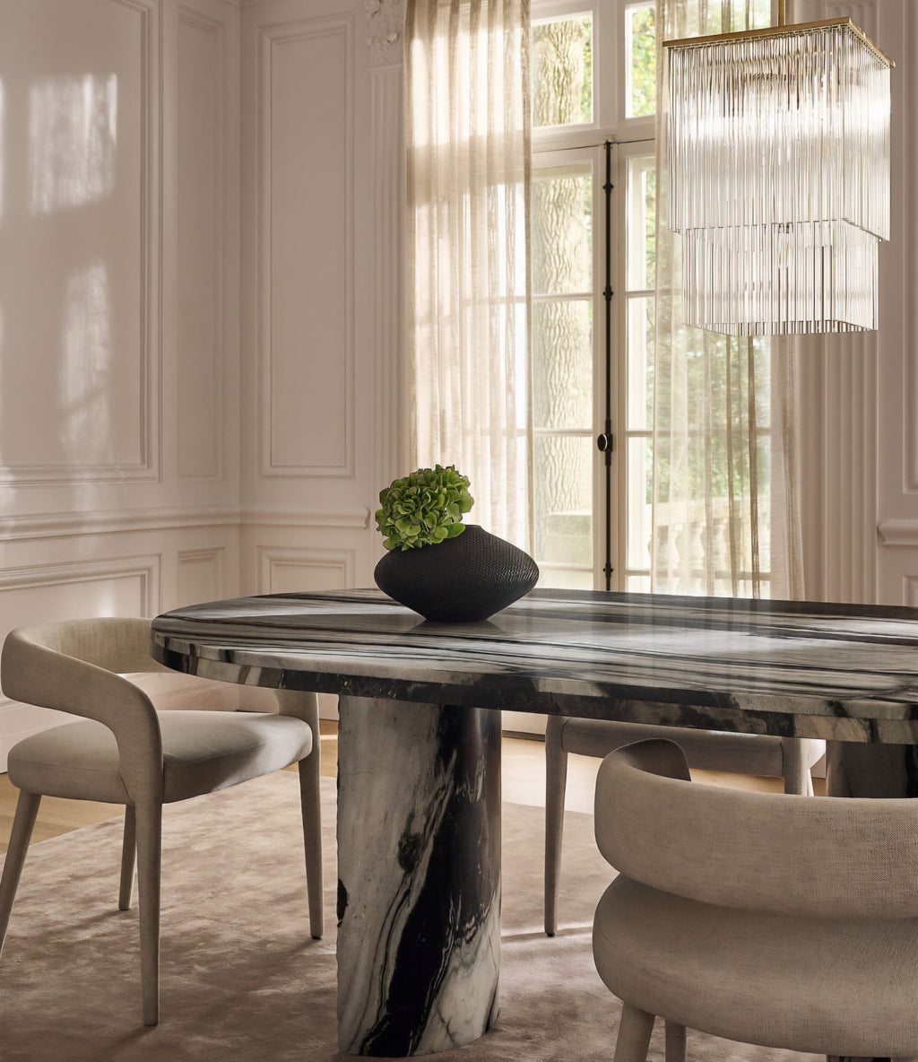 THE ONE × Stellar — 2-Tier Square Glass Pendant Light