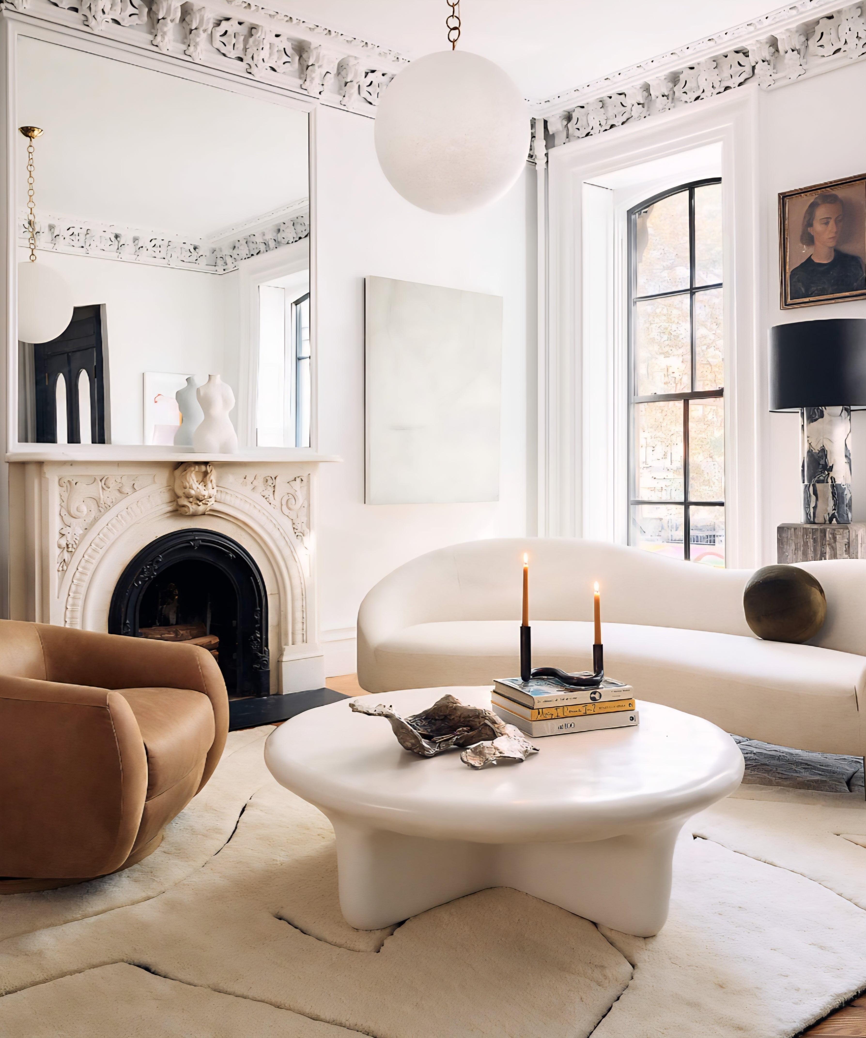 THE ONE × Curvo — White Performance Fabric Sofa by goop