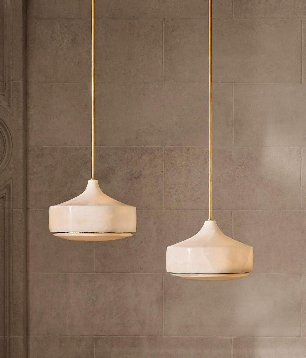 THE ONE × Groove — Alabaster Pendant Light