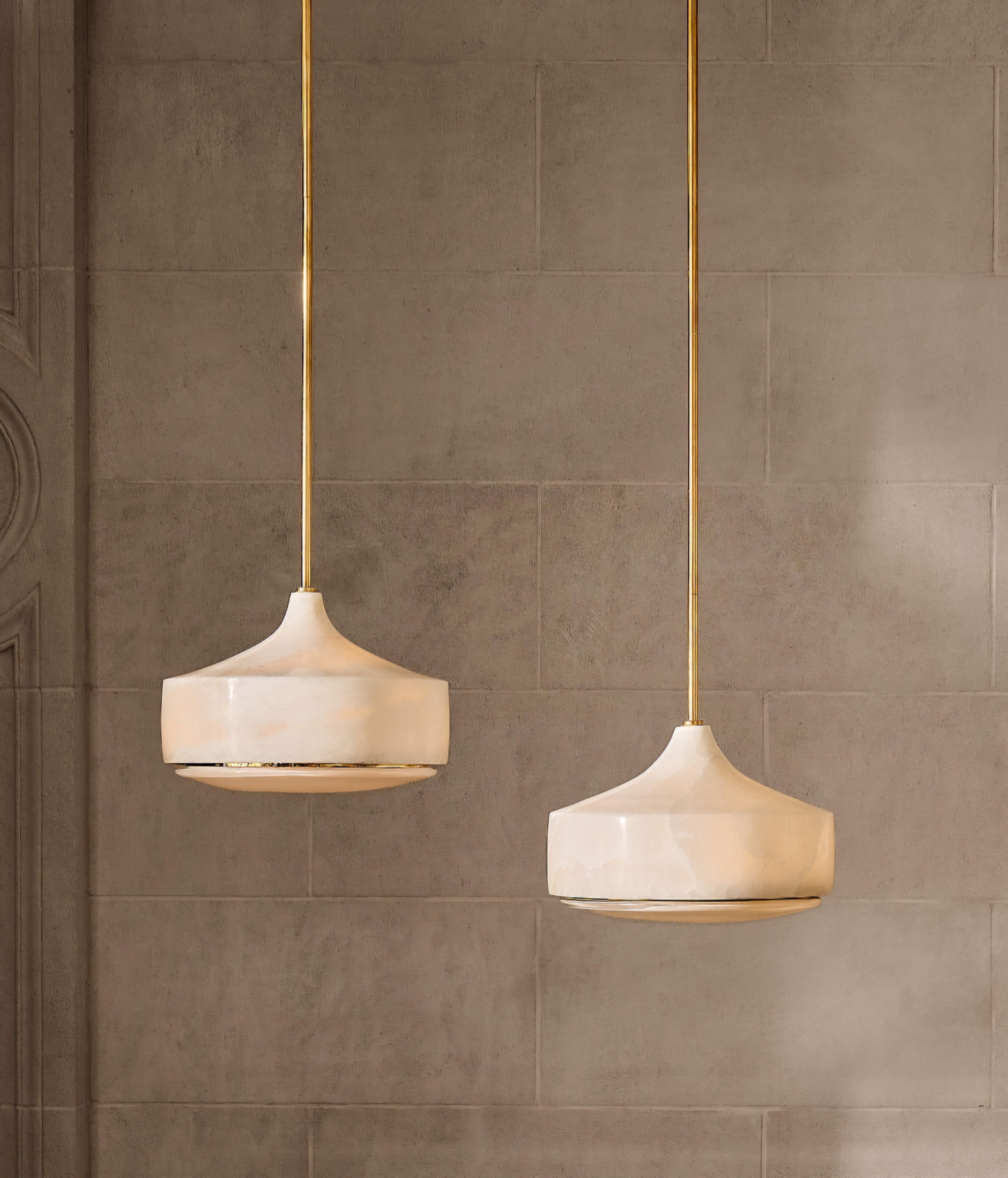 THE ONE × Groove — Alabaster Pendant Light