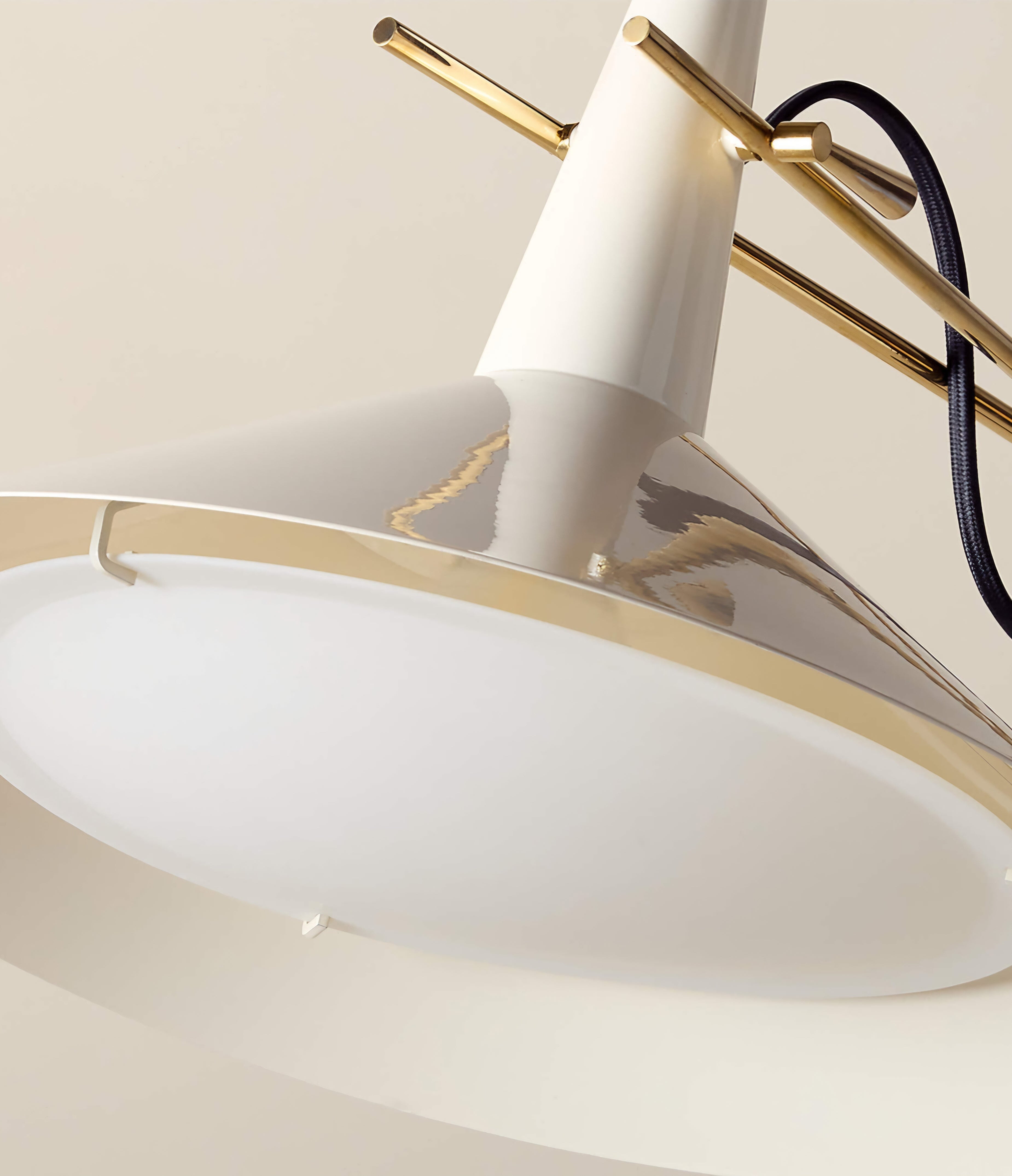 THE ONE × Exposior — Unlacquered Brass Task Floor Lamp Model E11