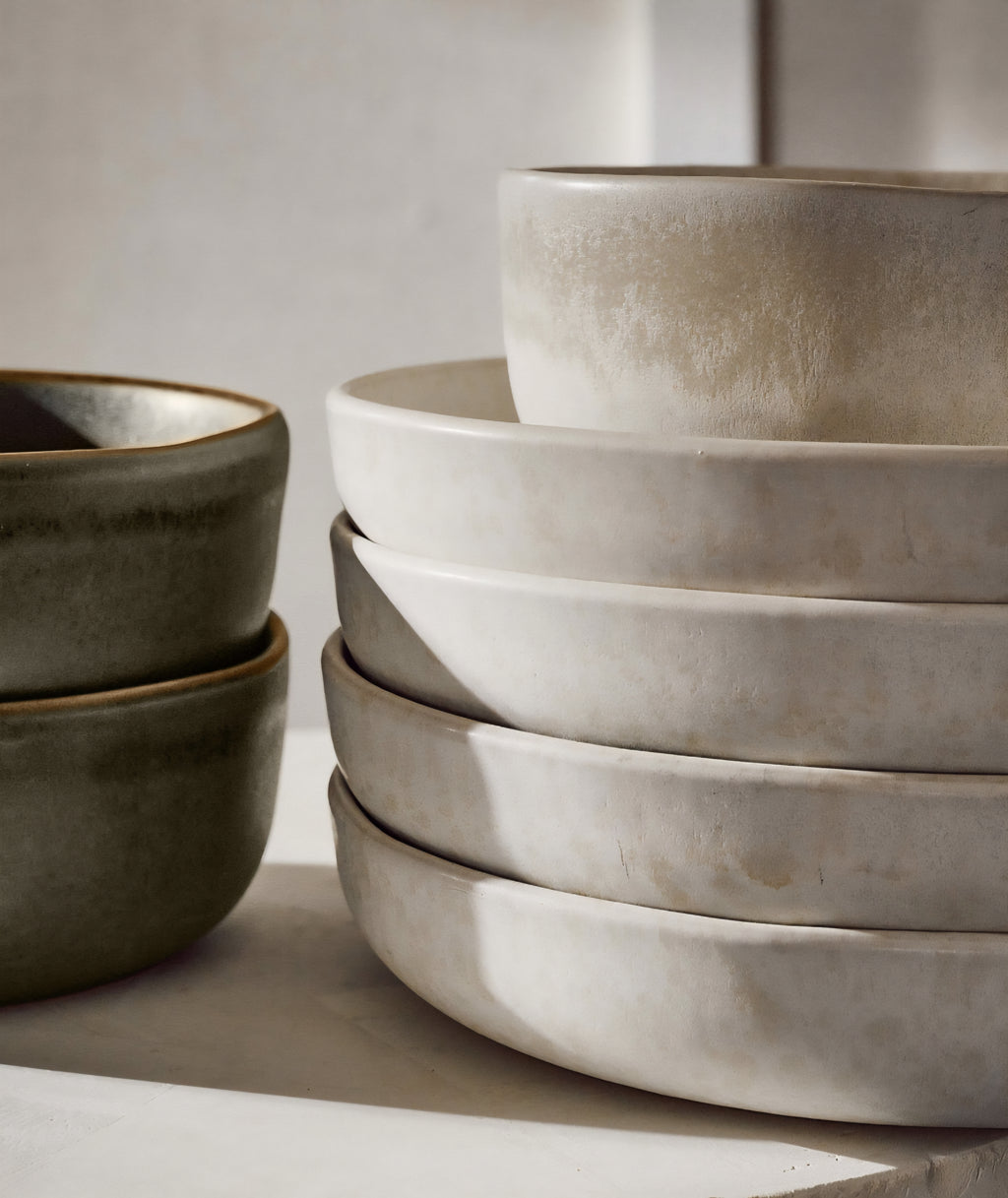 THE ONE × Drift — Reactive Glaze Pasta & Soup Bowls