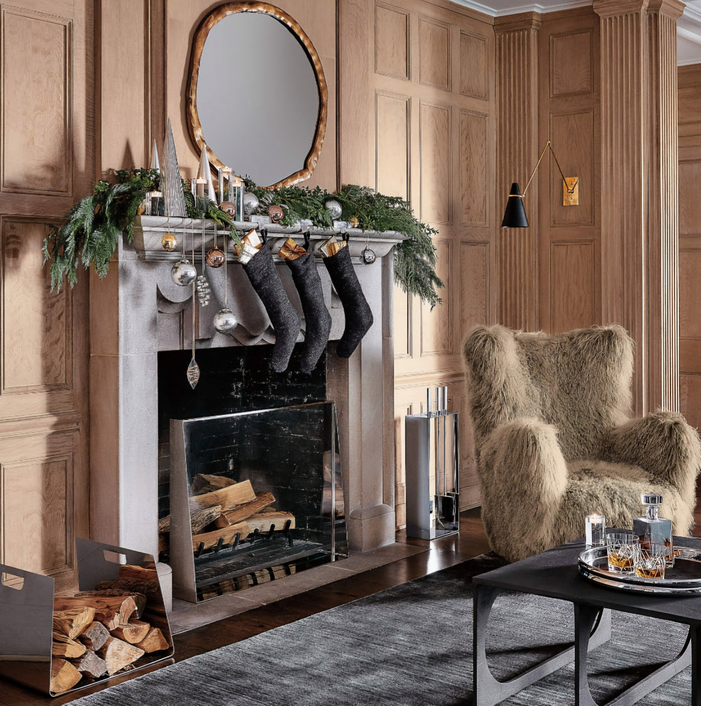 THE ONE × Mongolian Sheepskin Accent Chair