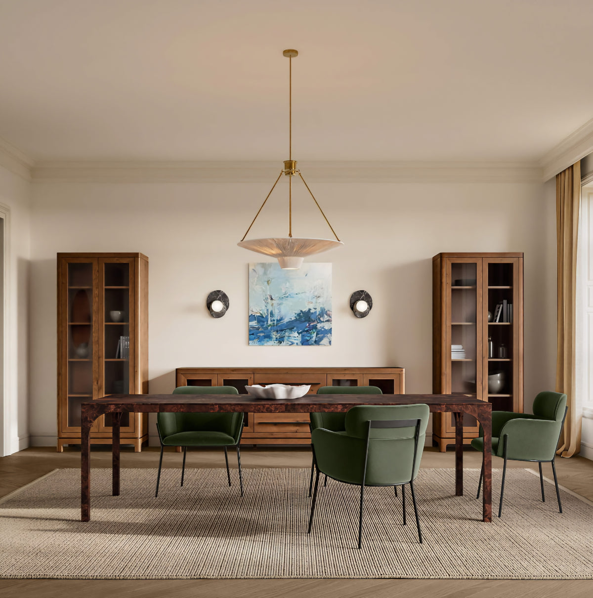 THE ONE × Baird — Jute Pendant Light