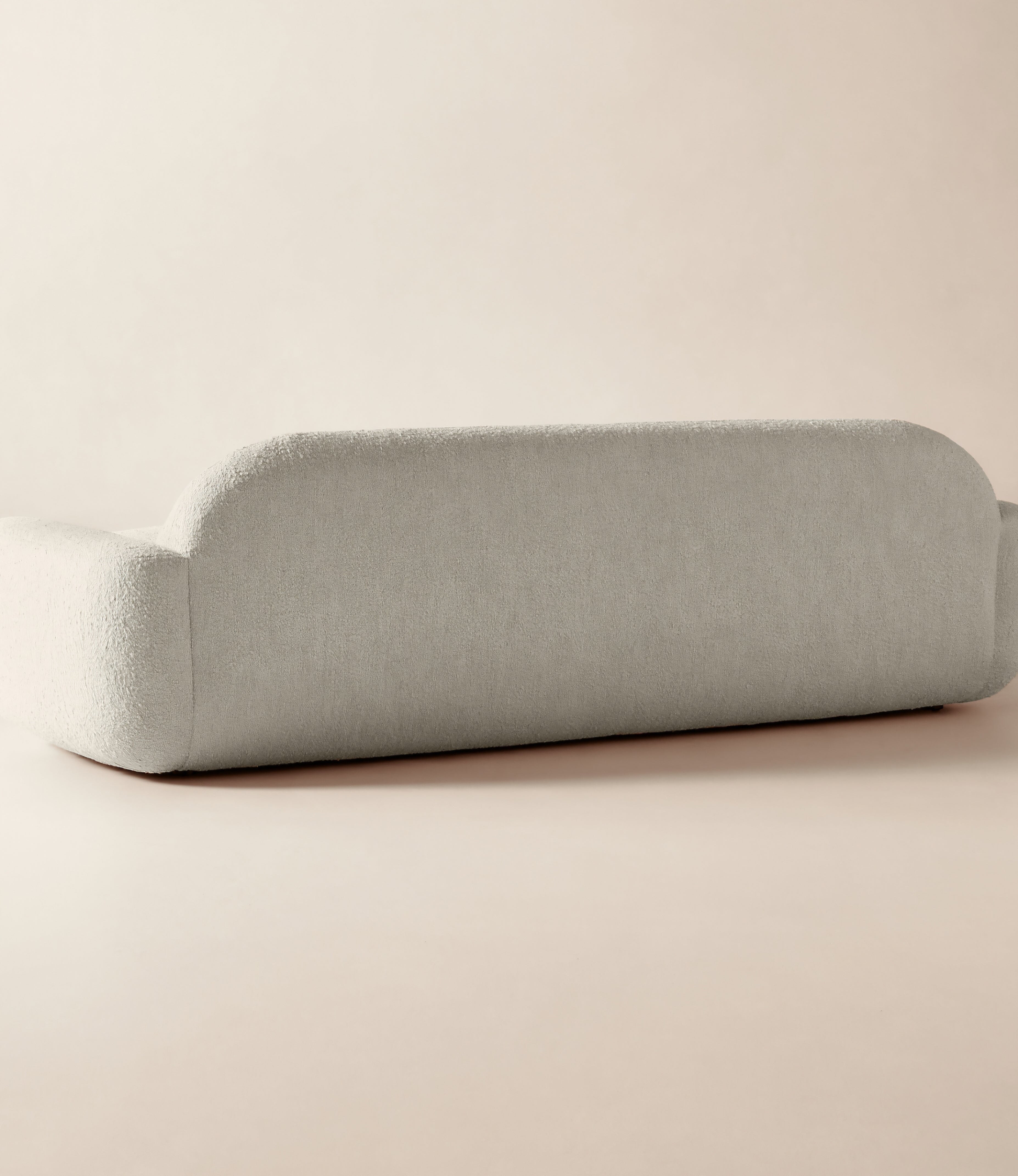 THE ONE × Aldine — Ivory Boucle Textured Sofa