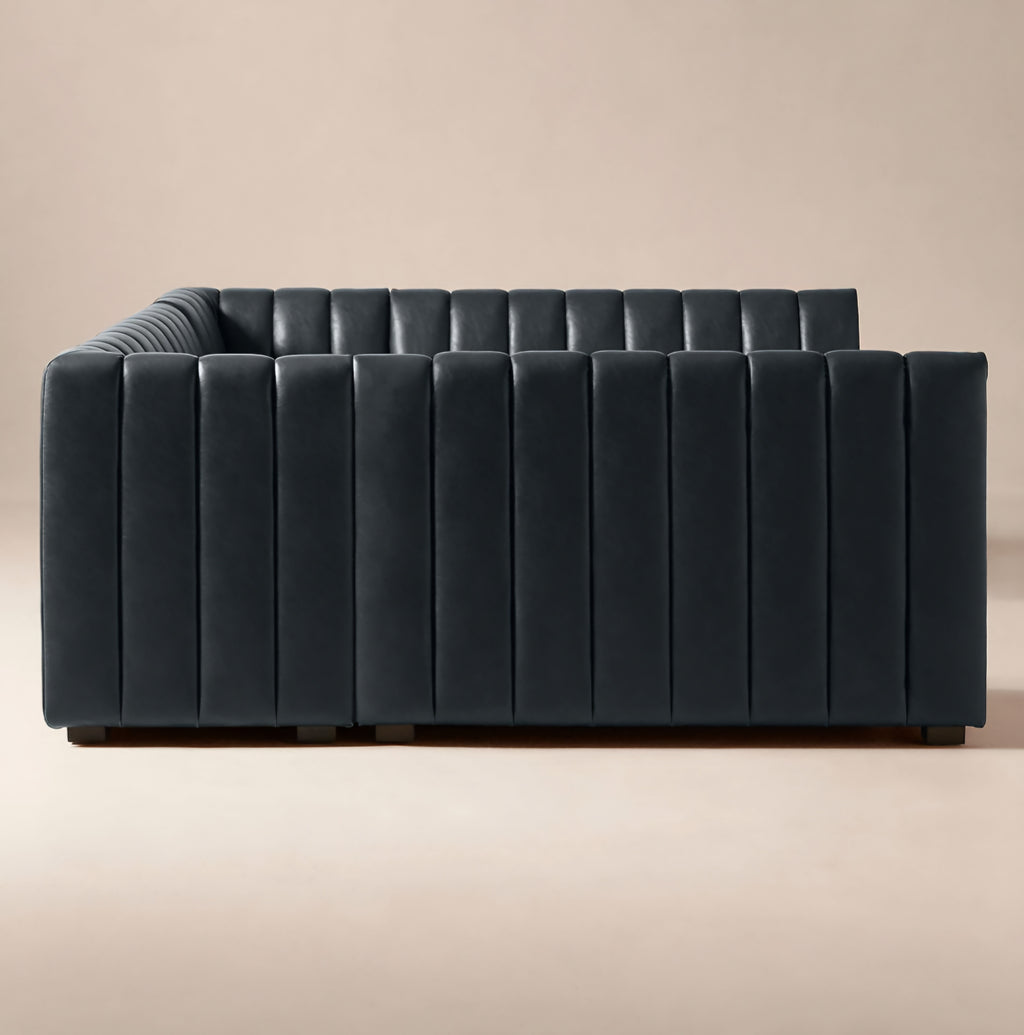 THE ONE × Duncan — Leather U-Shaped Dining Banquette