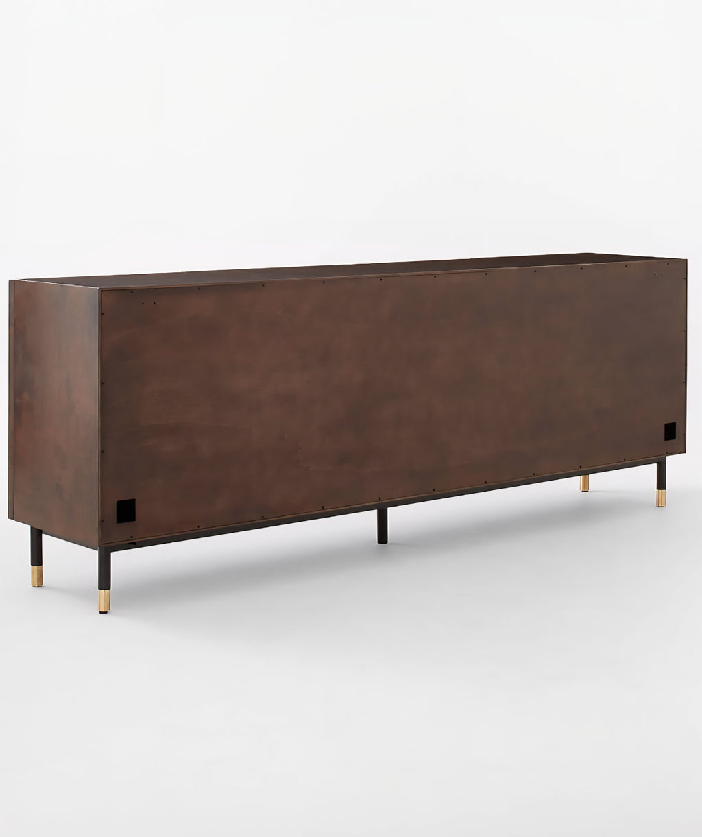 THE ONE × Carbon — Burl Wood Media Console (82")