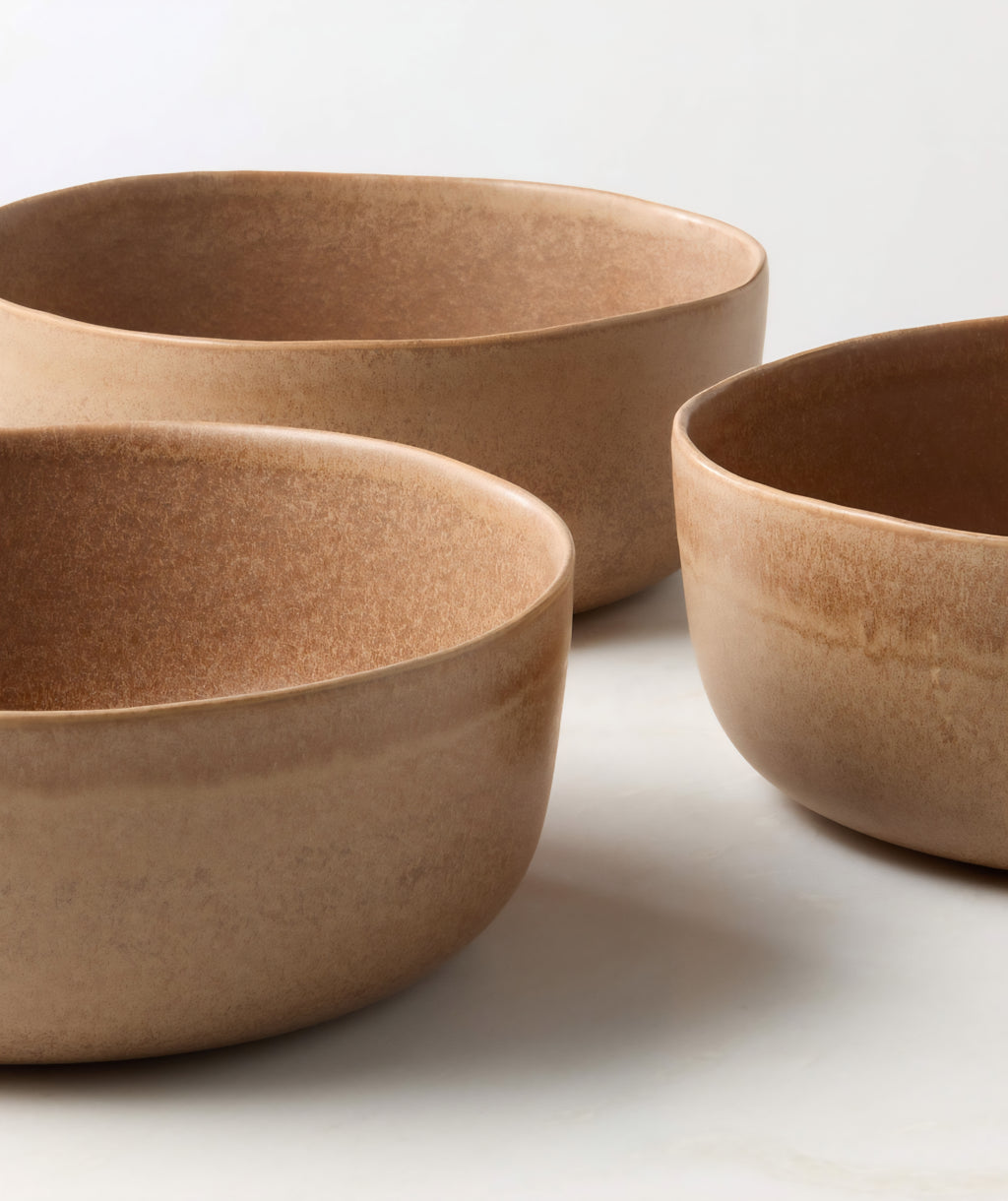 THE ONE × Drift — Grey Serving Bowl with Reactive Glaze