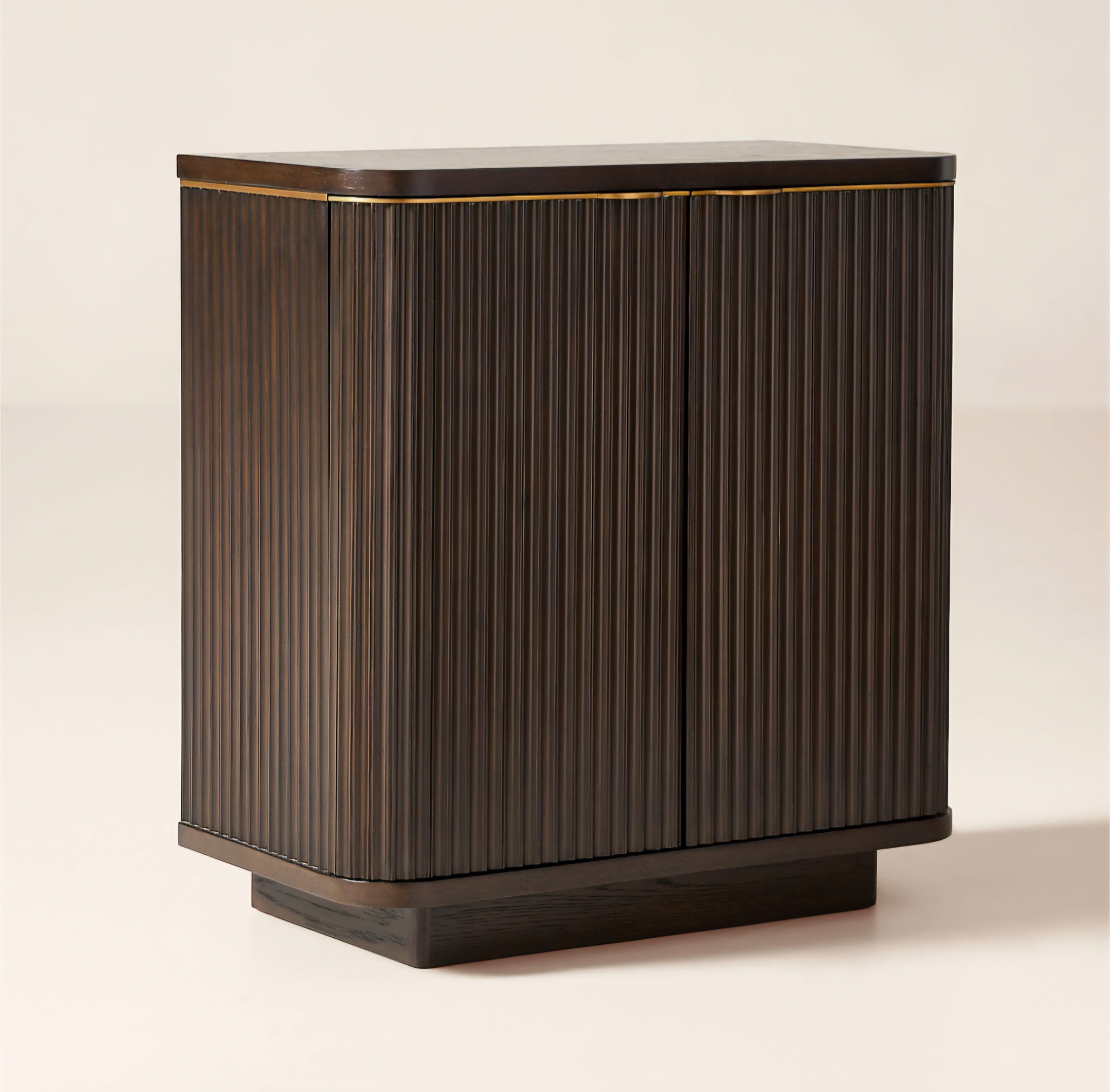 THE ONE × Davison — Fluted Dark Oak Cabinet