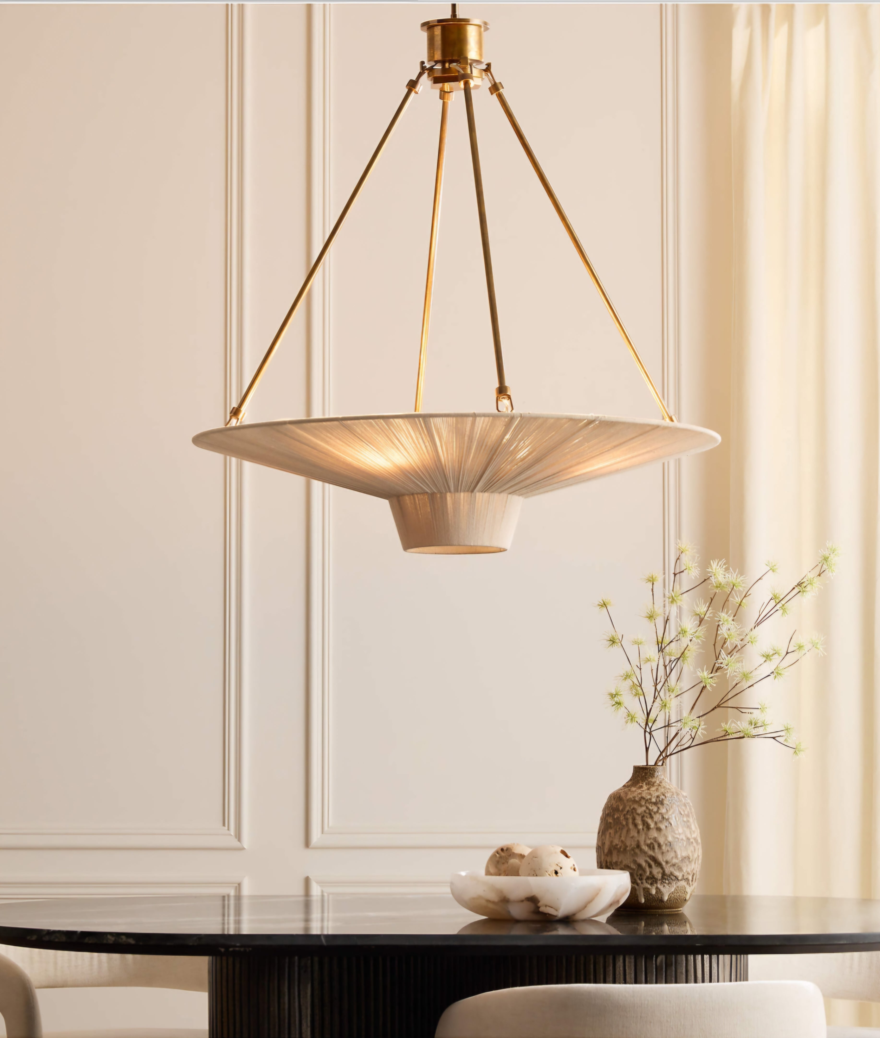 THE ONE × Baird — Jute Pendant Light