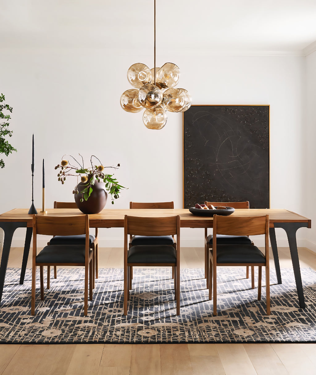 THE ONE × Lakin — White Oak Wood Extendable Dining Table