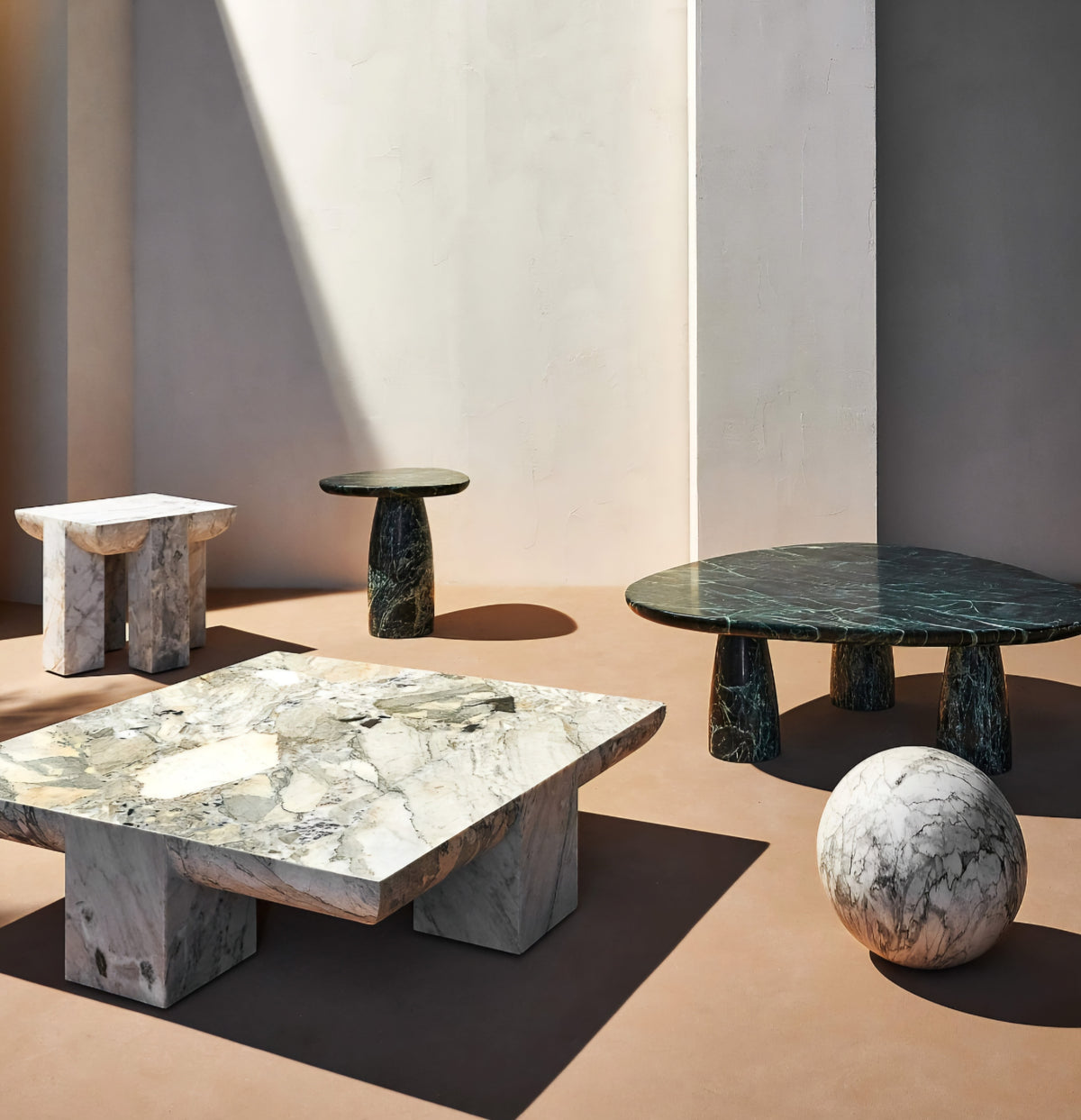 THE ONE × Marlo — Marble Coffee Table