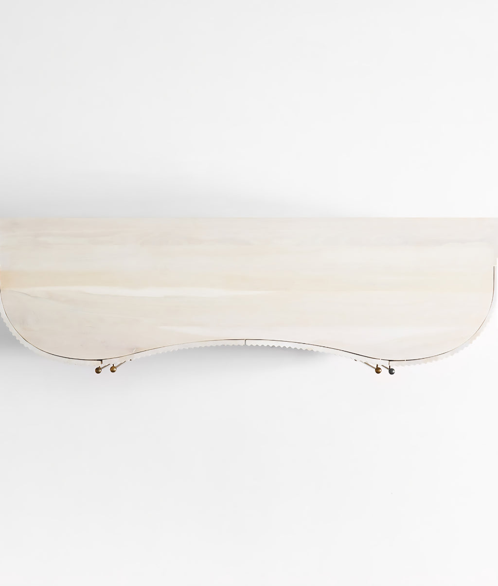THE ONE × Coastline — Oak Wood Fluted Credenza (72")